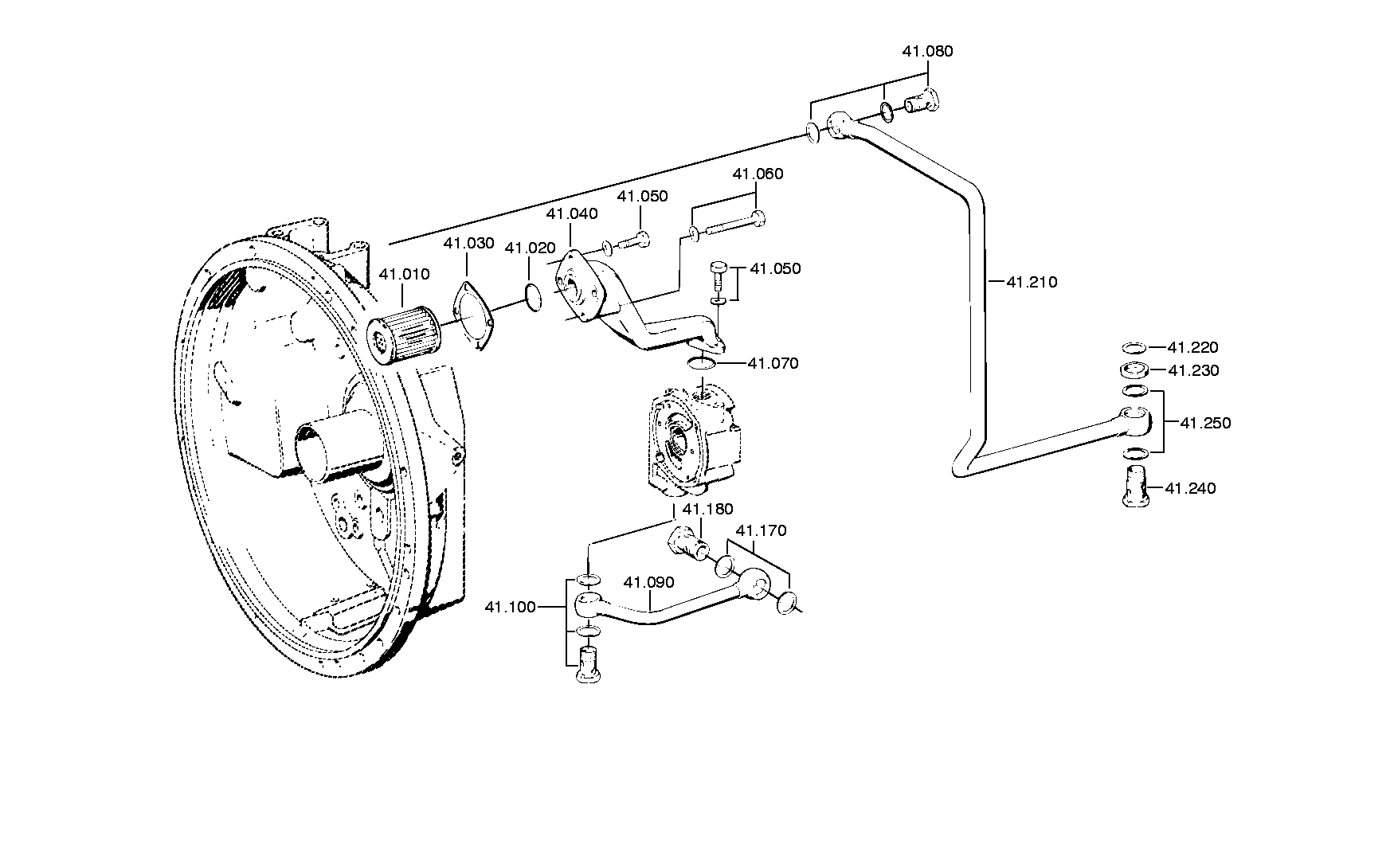 drawing for DAIMLER AG A0002640785 - RUECKLAUFROHR (figure 2)