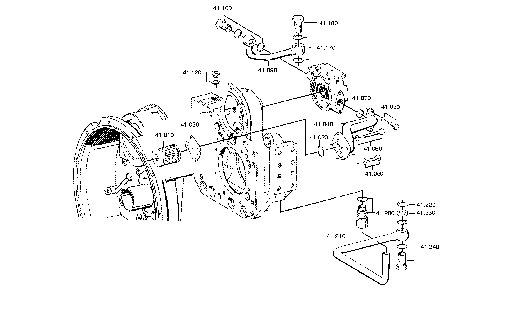 drawing for DAIMLER AG A0002604785 - SUCTION TUBE (figure 1)