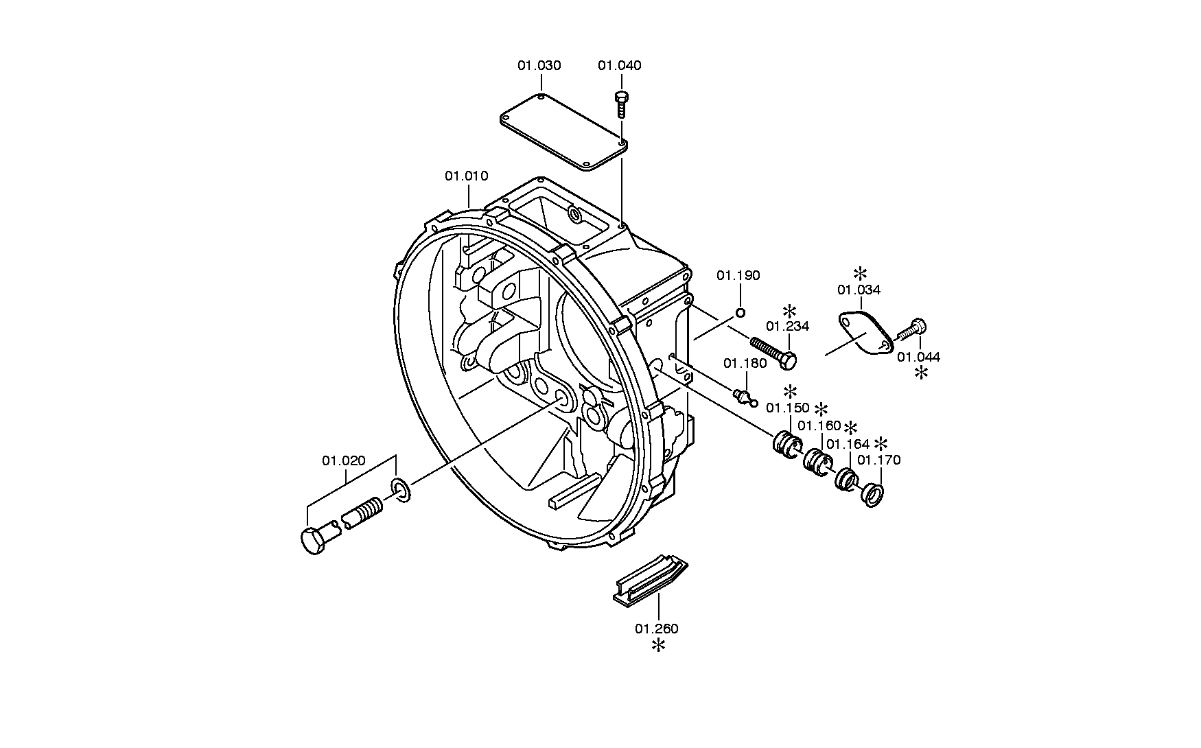 drawing for DEUTZ AG 04226908 - COVER (figure 4)