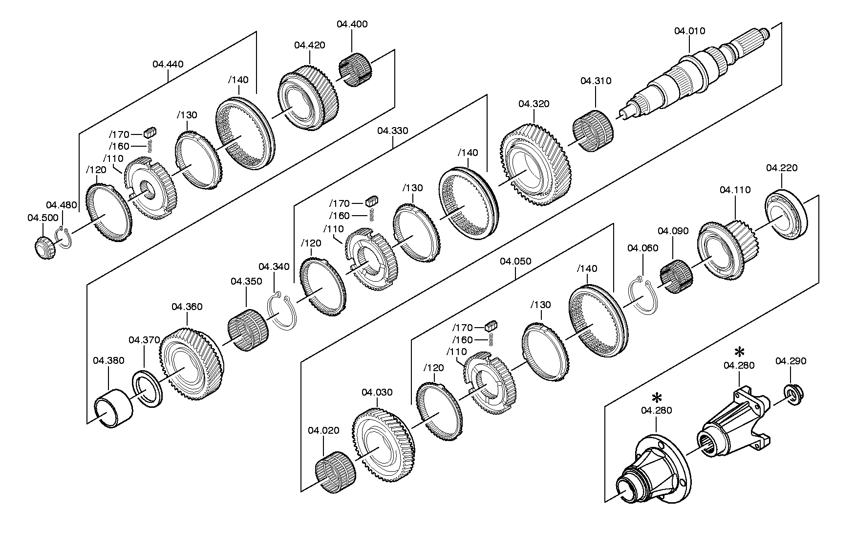 drawing for NIVISA 07902937-0 - TAPERED ROLLER BEARING (figure 1)