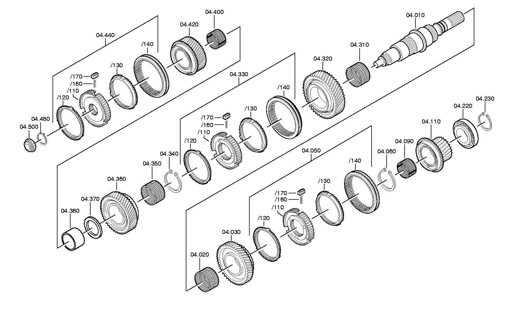 drawing for DAF FBU5213 - TAPERED ROLLER BEARING (figure 2)