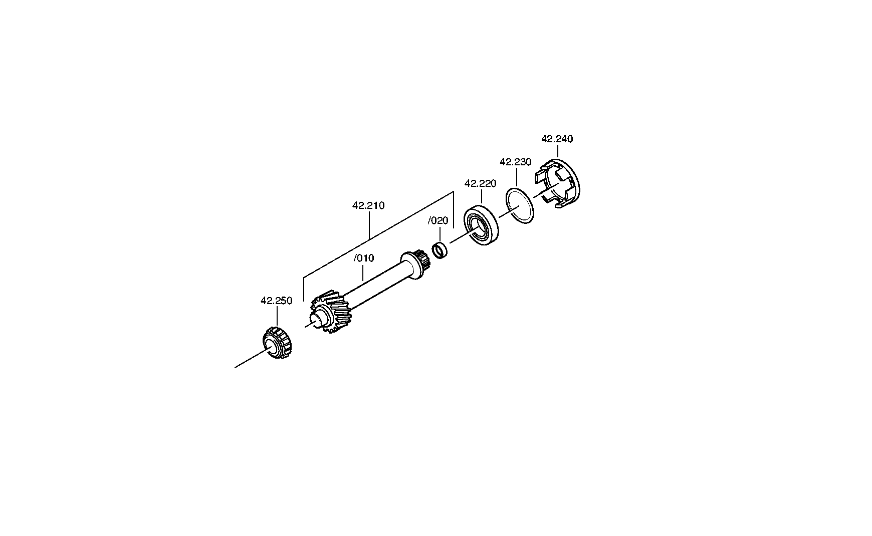 drawing for DAIMLER AG A9702600078 - CONNECTING PARTS (figure 1)