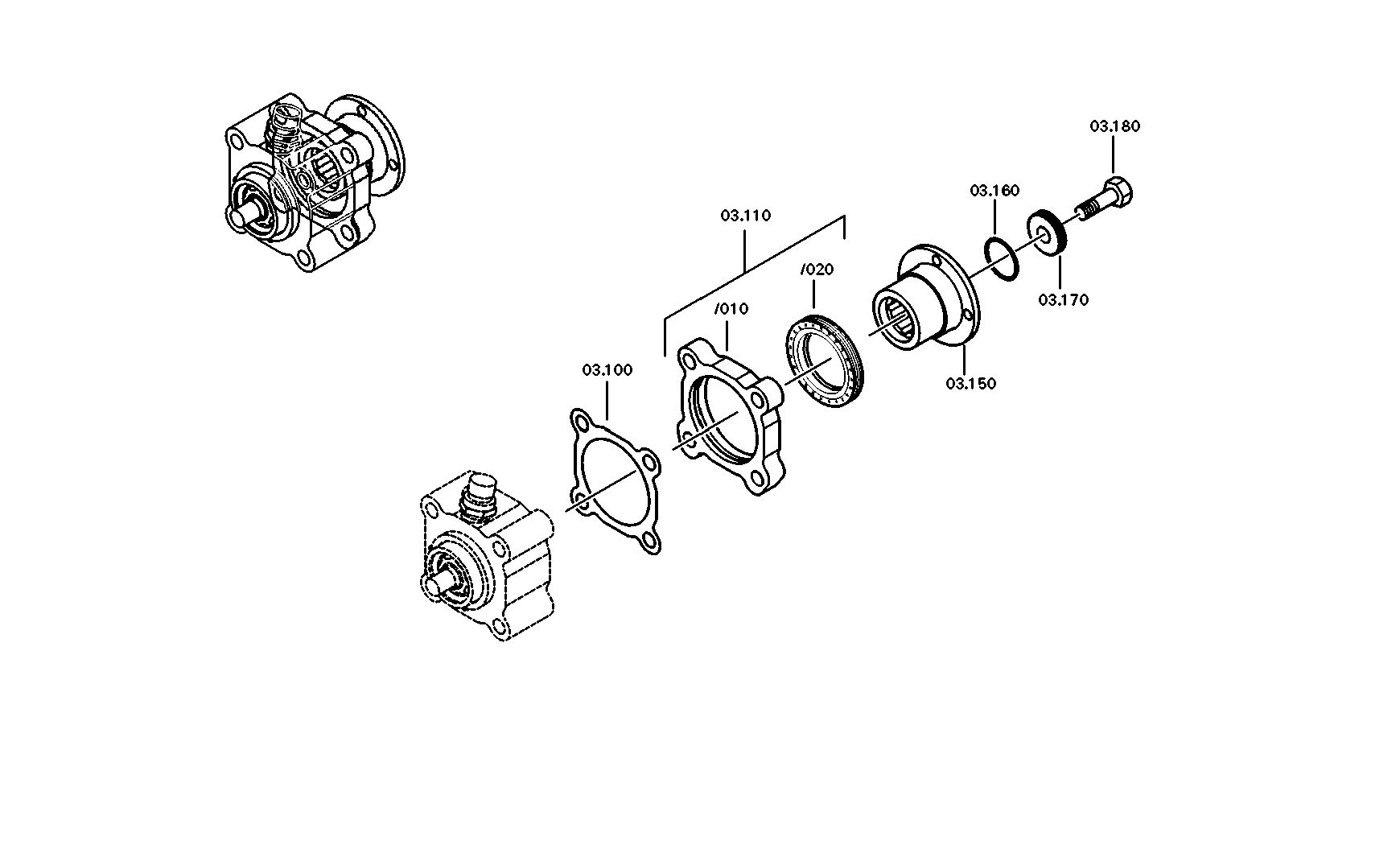 drawing for DAF 1845064 - COVER PLATE (figure 1)