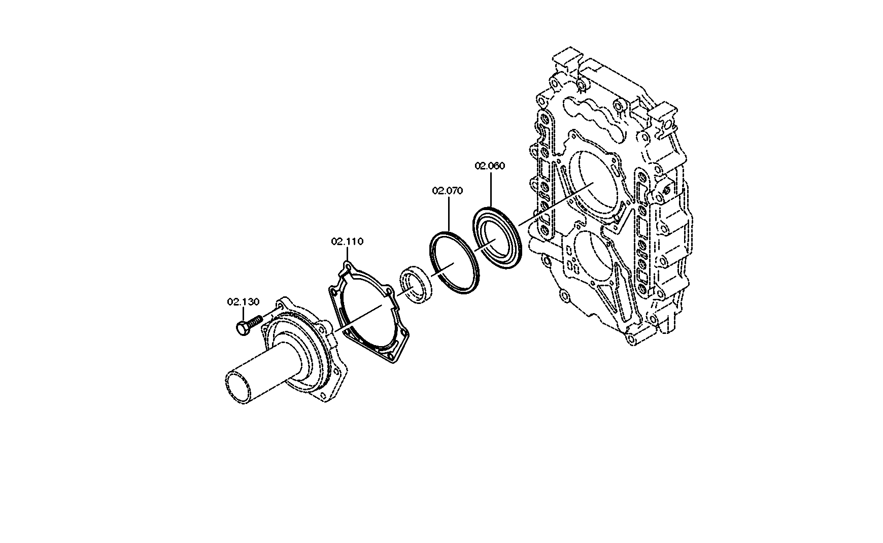 drawing for BOMBARDIER TRANSPORTATION 42562103 - SHAFT SEAL (figure 3)