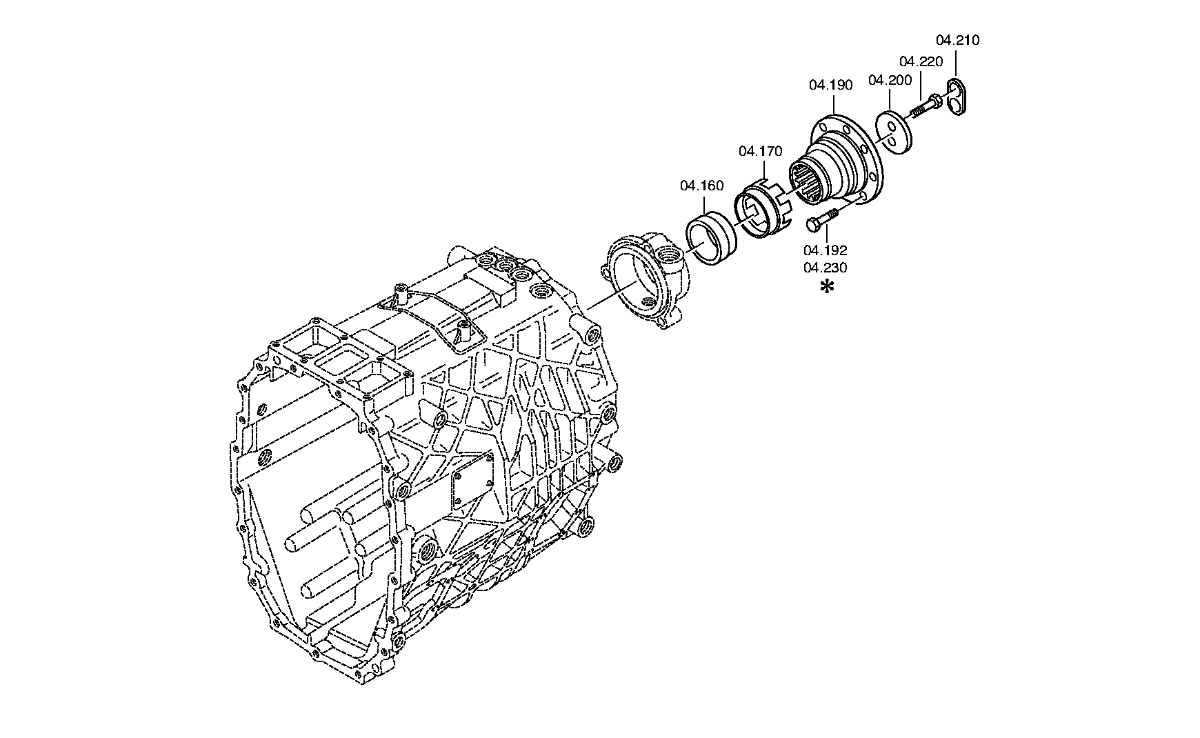 drawing for KAROSA A.S. 42542545 - WASHER (figure 1)