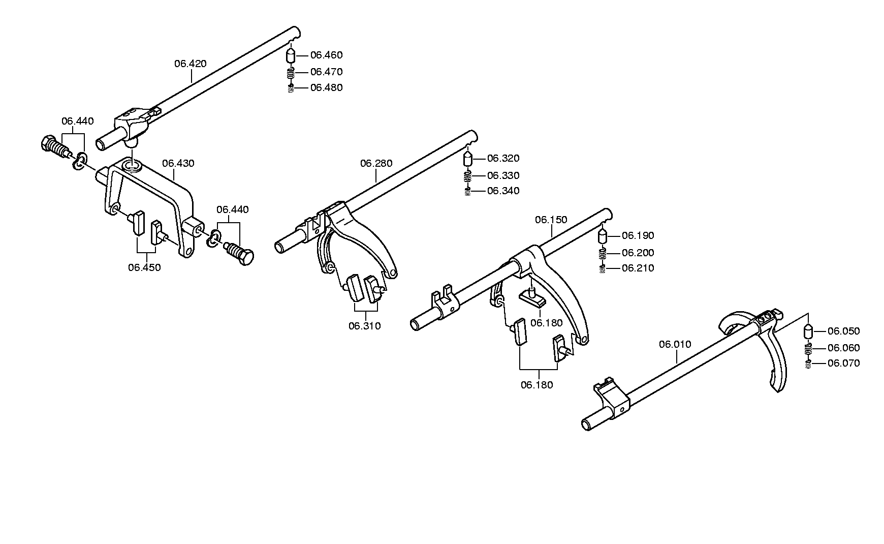 drawing for KAROSA A.S. 42533735 - GEAR SHIFT RAIL (figure 2)