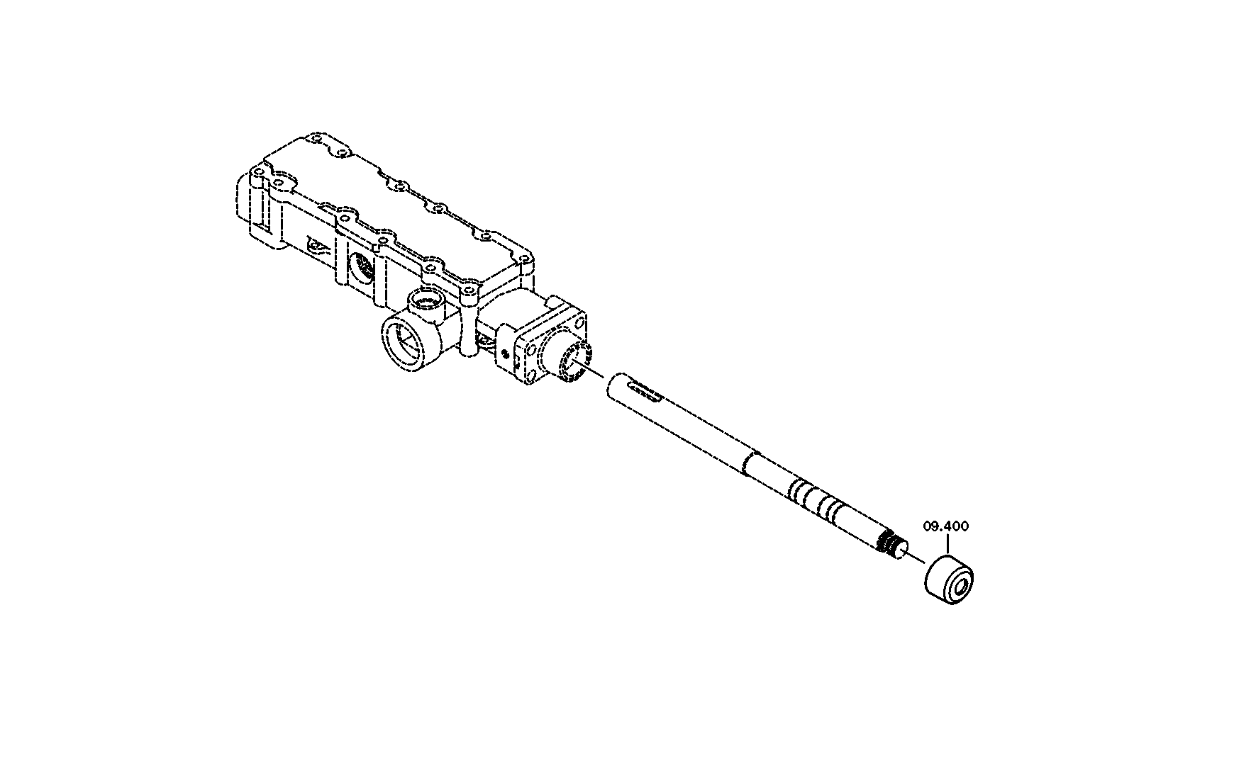 drawing for BOMBARDIER TRANSPORTATION 42537426 - GEAR SHIFT FORK (figure 4)