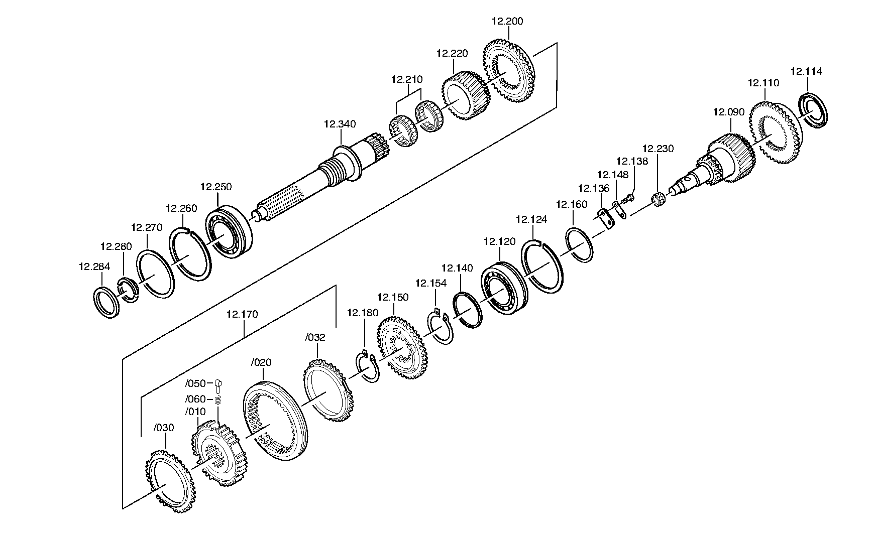 drawing for DAF BUS 0699733 - FLANGE PACKING (figure 2)
