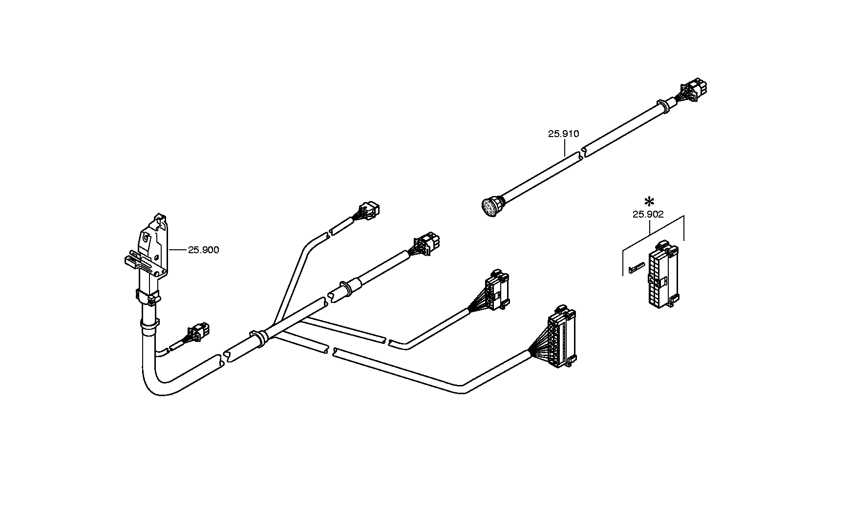 drawing for PEGASO 504020732 - CABLE IT (figure 1)