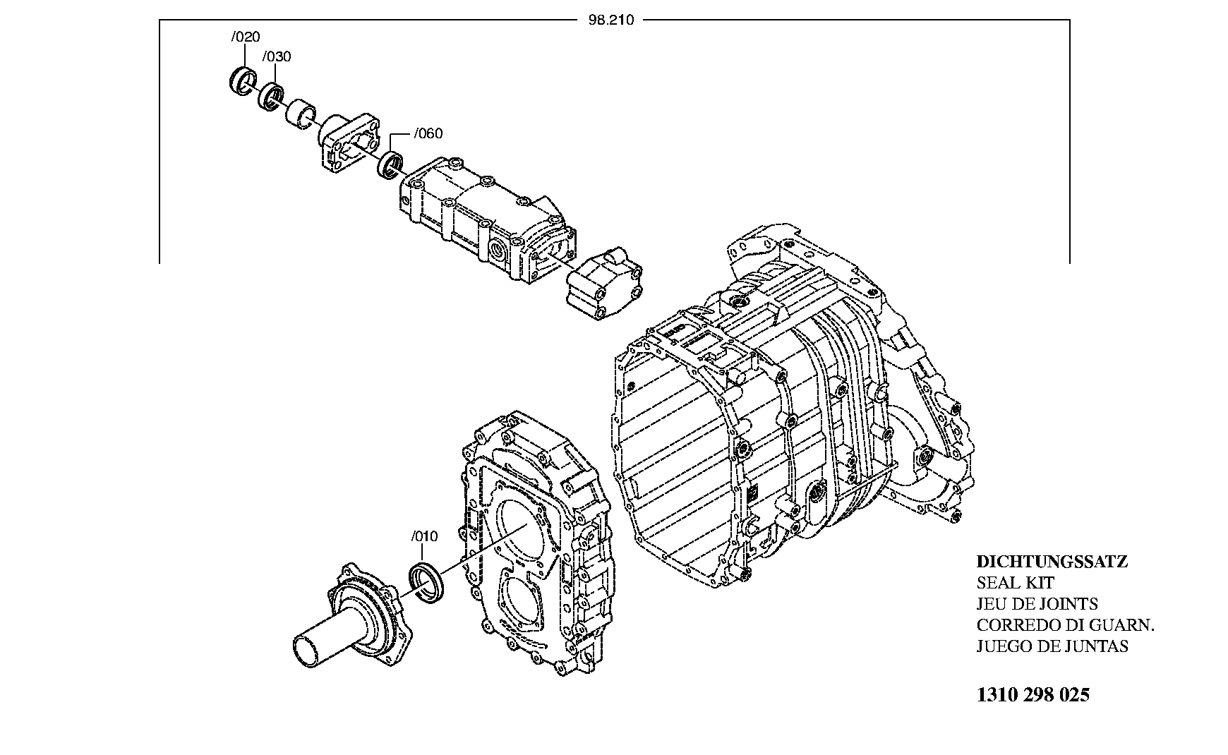 drawing for DAF 1833792 - SEAL KIT (figure 5)