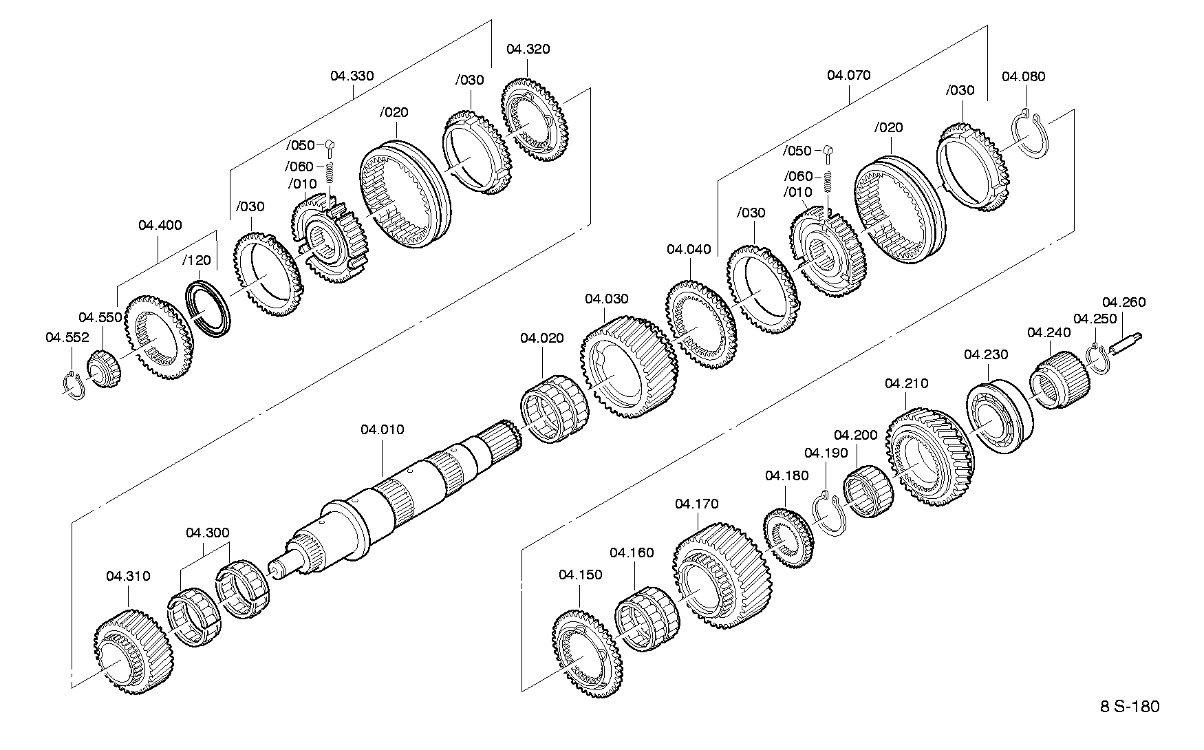 drawing for DAF 69589 - TAPERED ROLLER BEARING (figure 3)