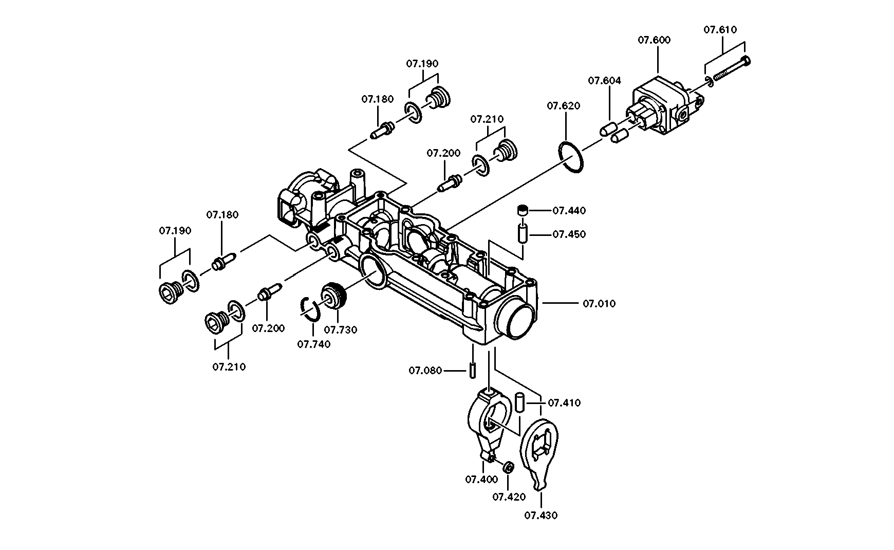 drawing for KAROSA A.S. 42535208 - VALVE LEVER (figure 3)