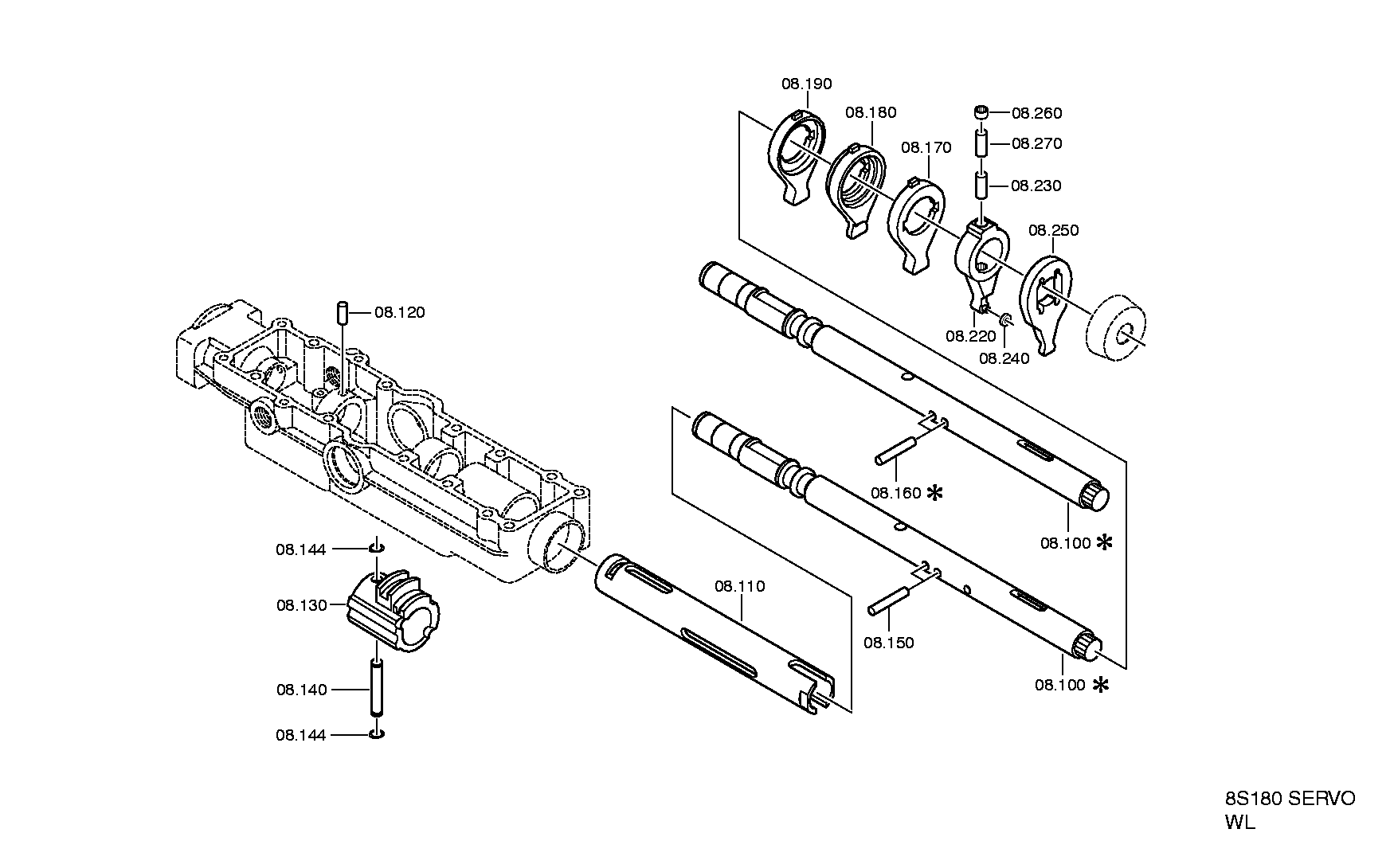 drawing for KAROSA A.S. 42535208 - VALVE LEVER (figure 5)