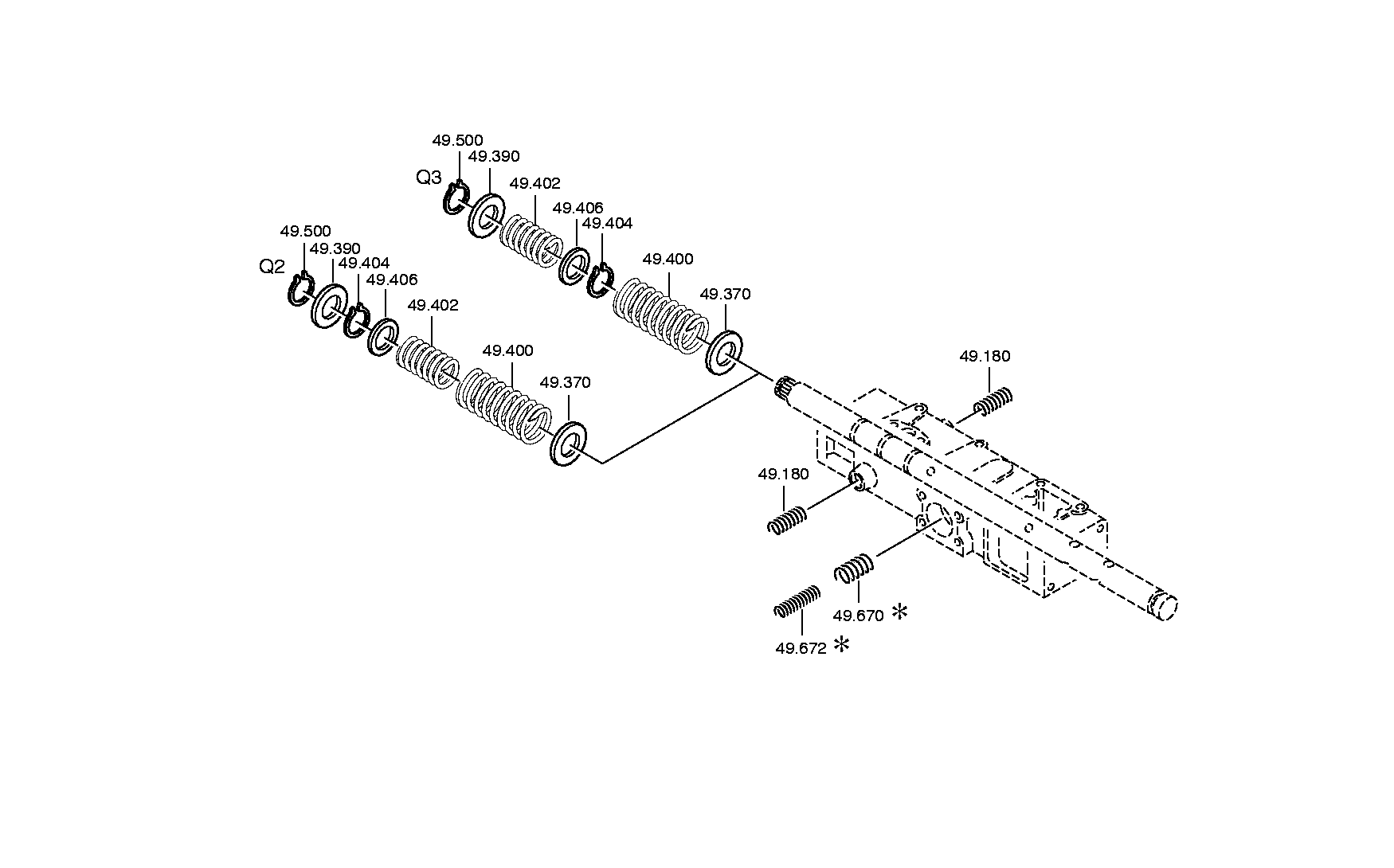 drawing for DAIMLER AG A0059934501 - COMPR.SPRING (figure 1)
