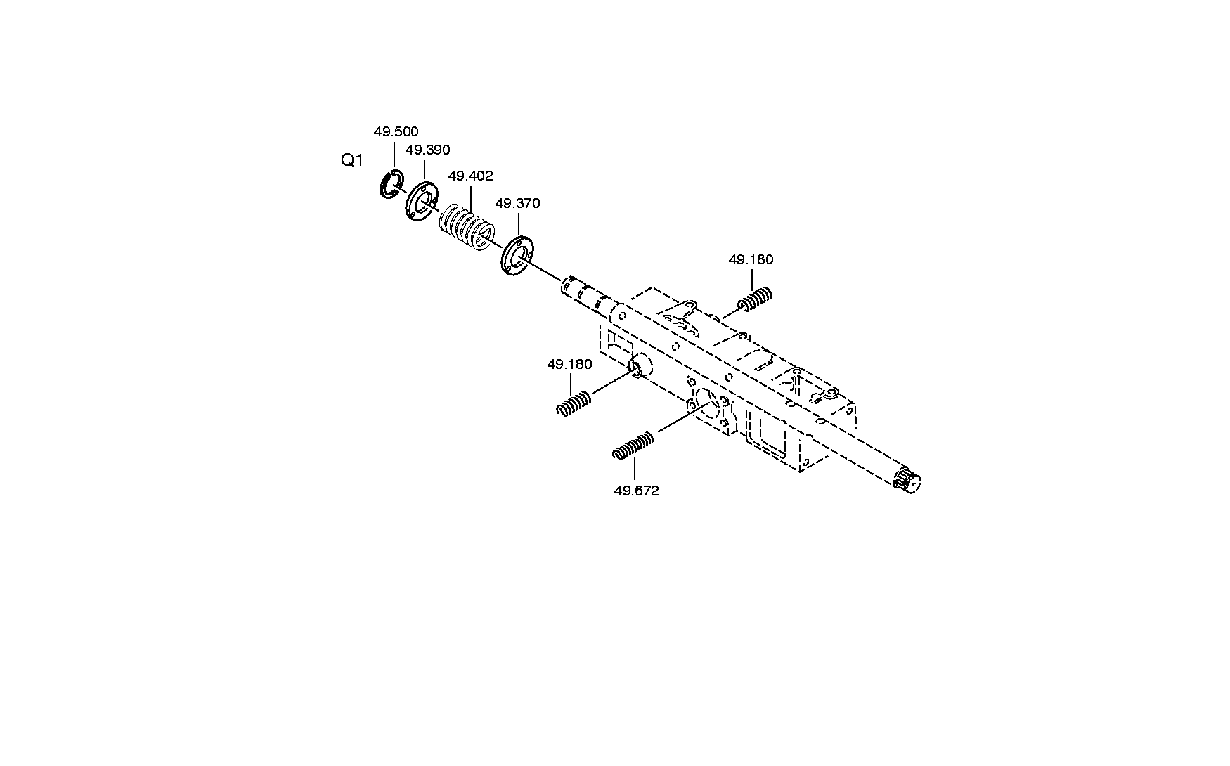 drawing for DAIMLER AG A0059934501 - COMPR.SPRING (figure 5)