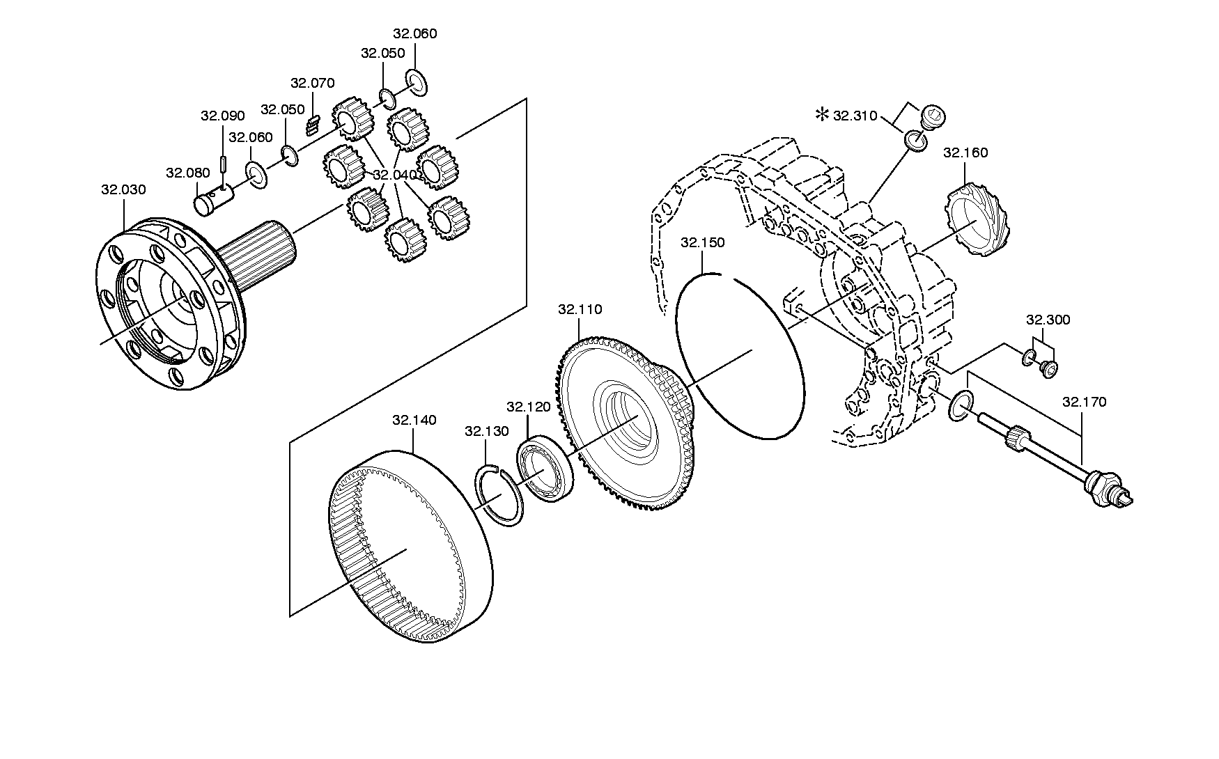 drawing for IVECO 172390 - SPEEDO SHAFT (figure 3)