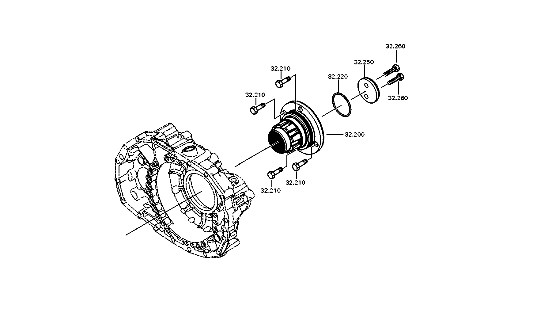 drawing for DAF 1924068 - PLANET GEAR SET (figure 2)