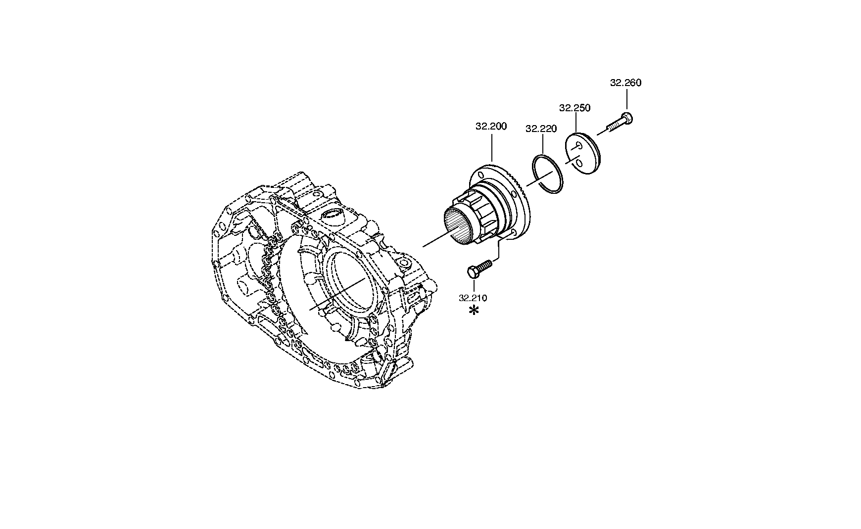 drawing for LEYLAND 100CP4290 - O-RING (figure 4)