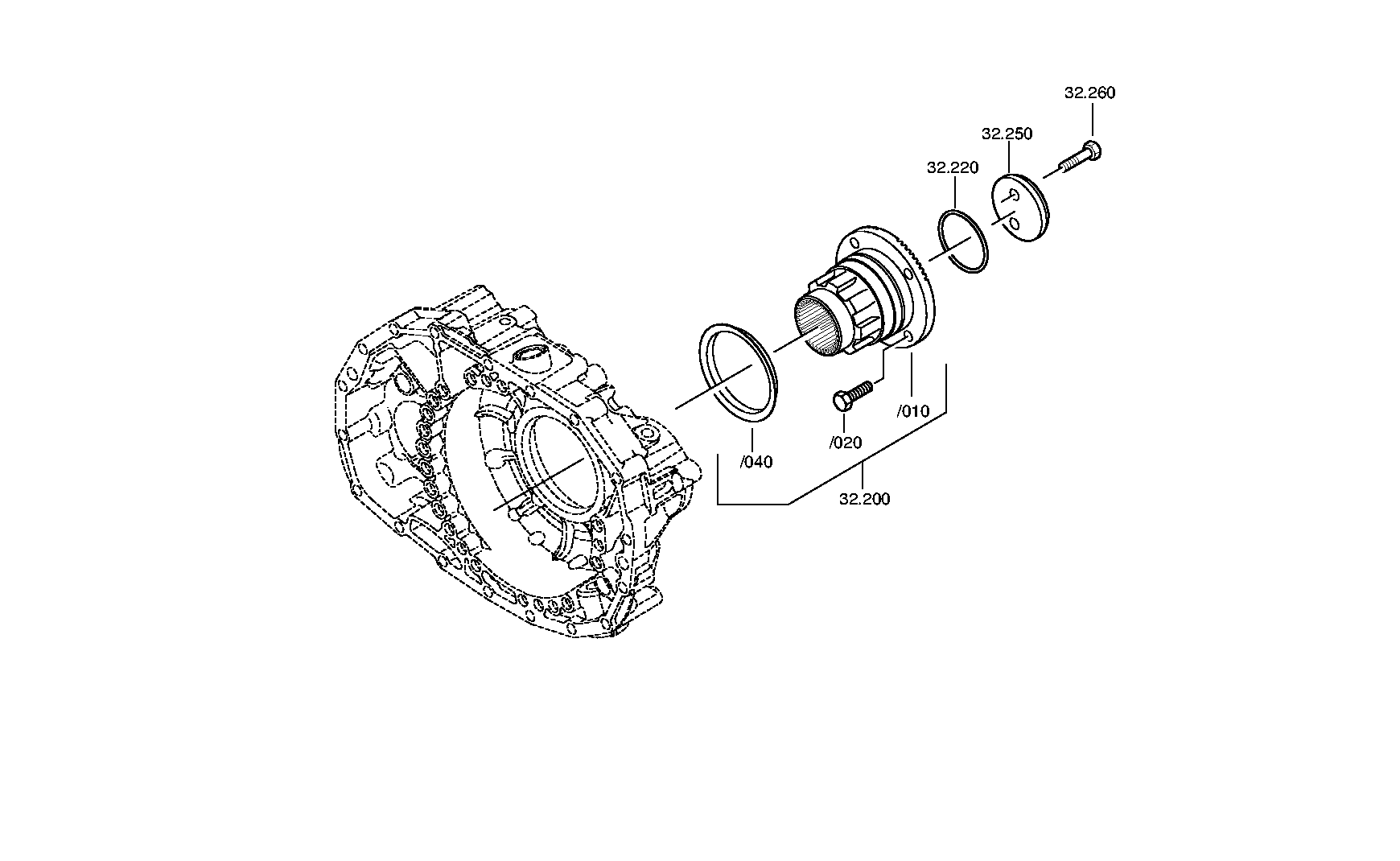drawing for LEYLAND 100CP4290 - O-RING (figure 5)