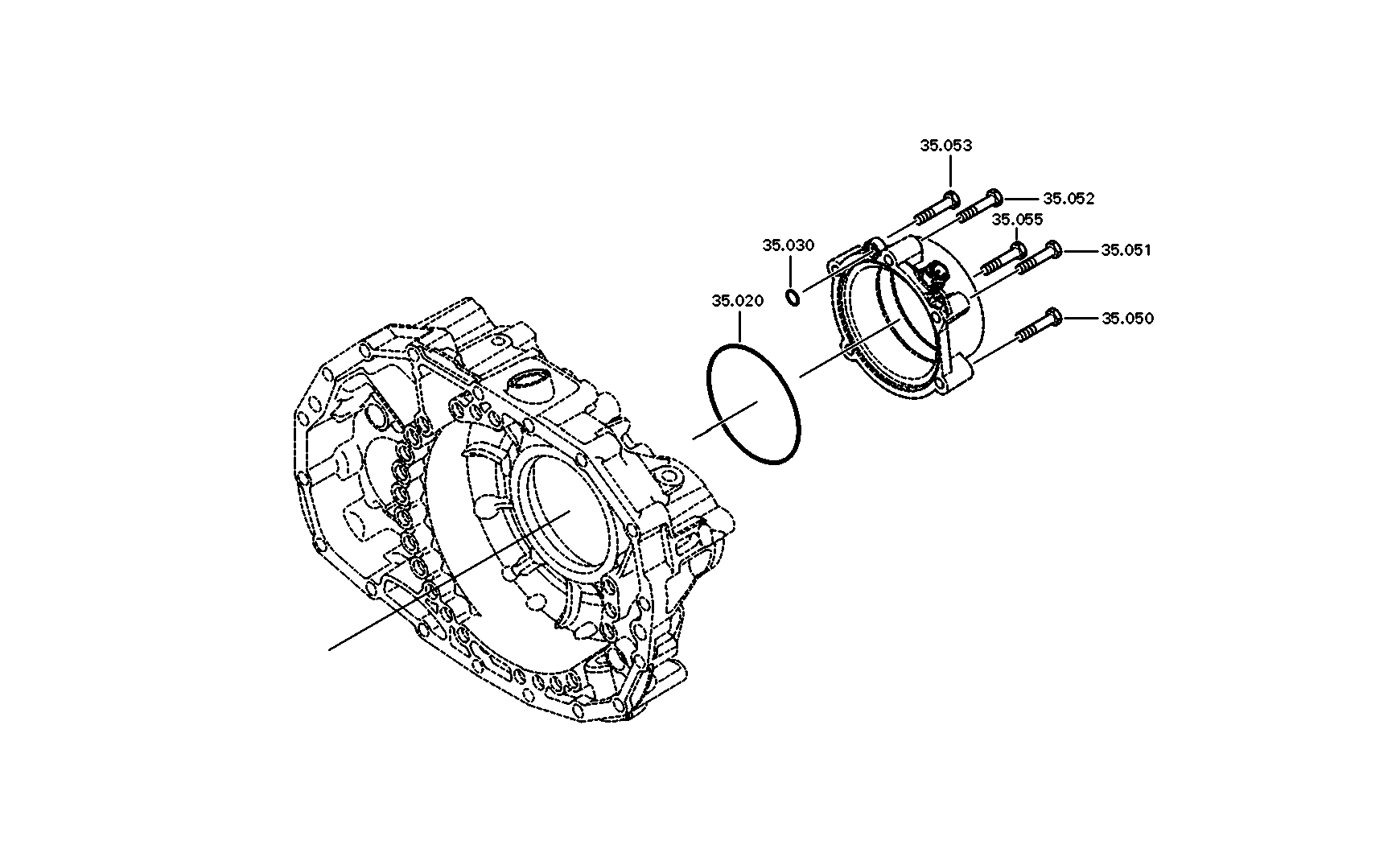 drawing for DAF 1799702 - SPEEDOMETER COVER (figure 4)