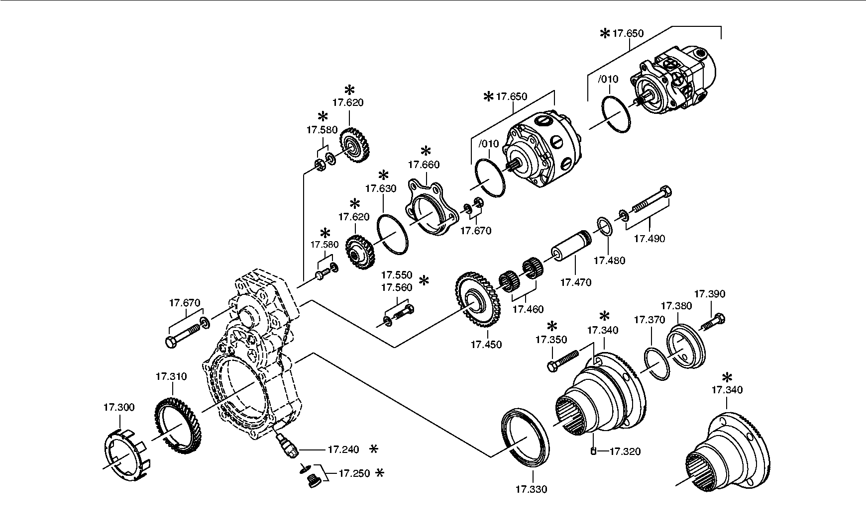 drawing for JOHN DEERE 51M7060 - O-RING (figure 3)
