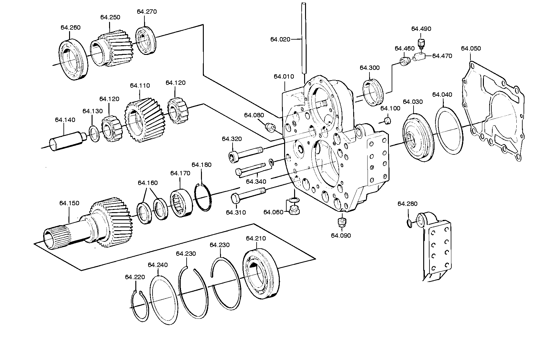 drawing for DAIMLER AG A0089816001 - BEARING (figure 1)