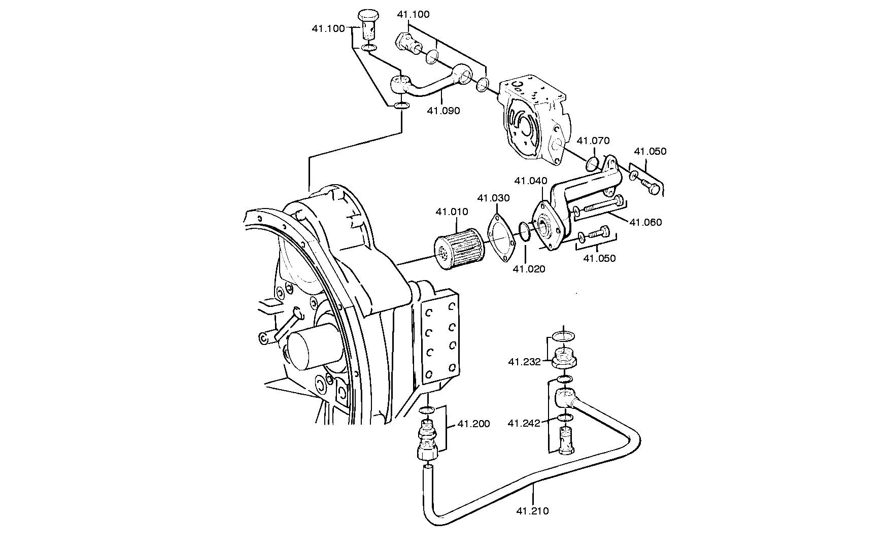 drawing for DAIMLER AG A0002641485 - LINE (figure 1)