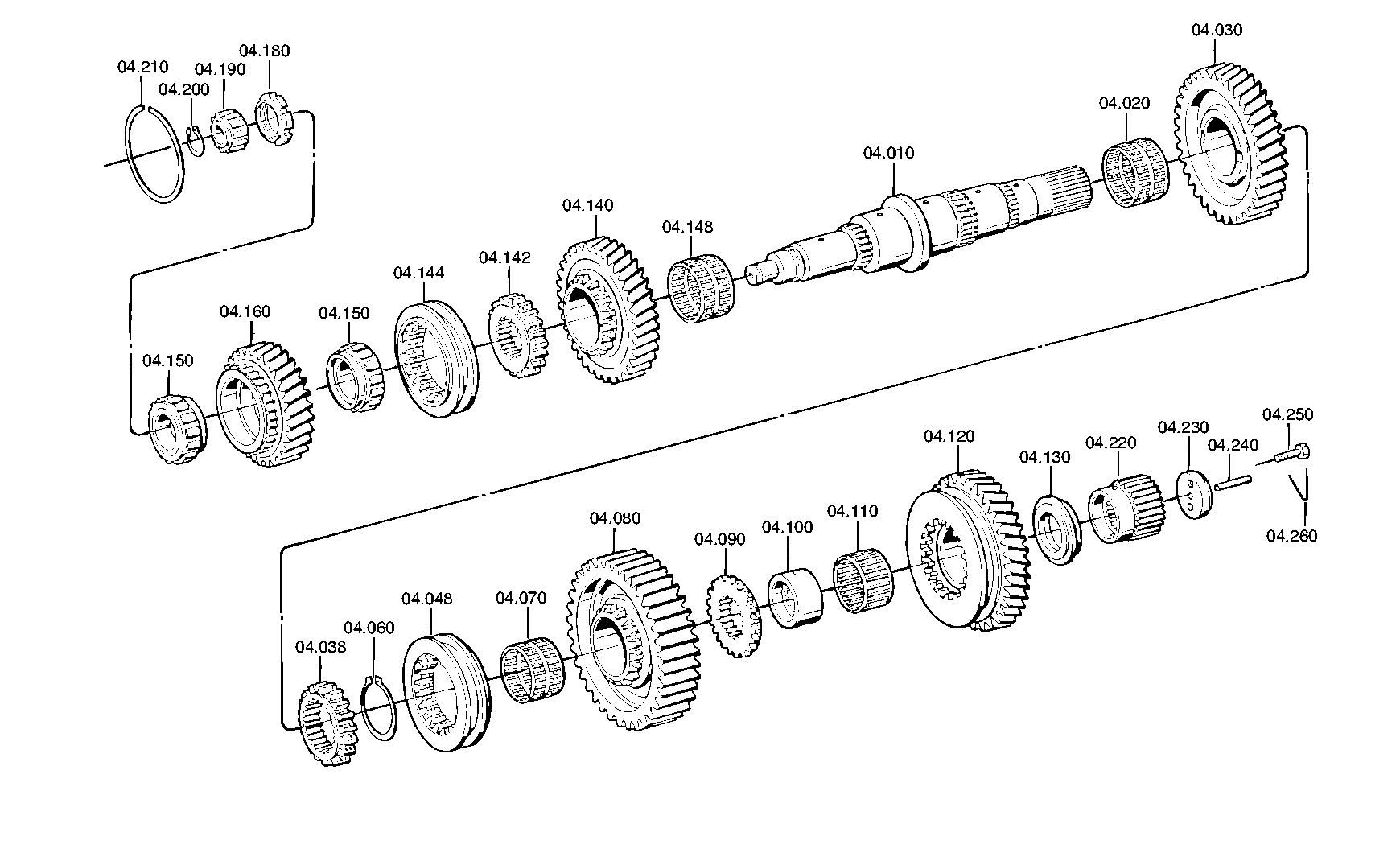 drawing for DAIMLER AG A0019819912 - CYLINDER ROLLER BEARING (figure 1)