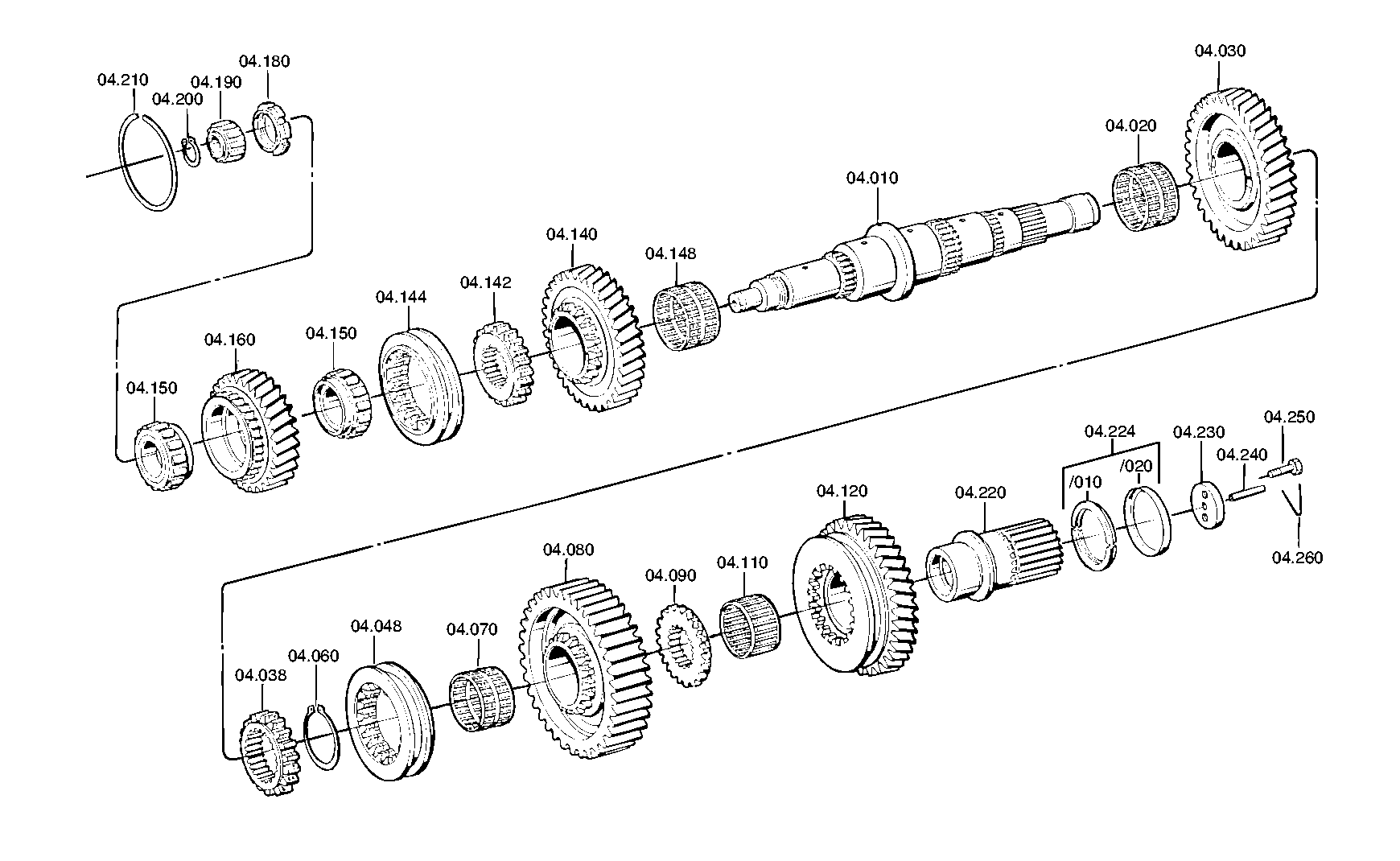 drawing for PEGASO 7982096 - CYLINDER ROLLER BEARING (figure 4)