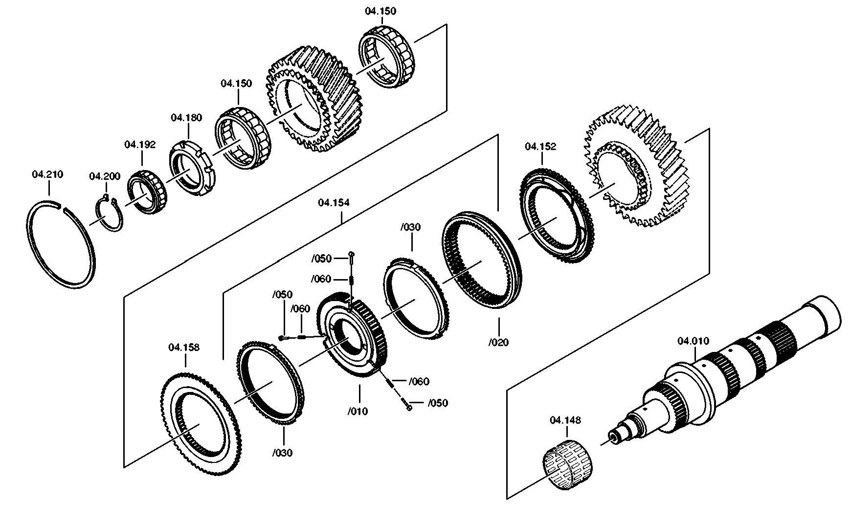 drawing for SKF 26-1284 - NEEDLE CAGE (figure 1)