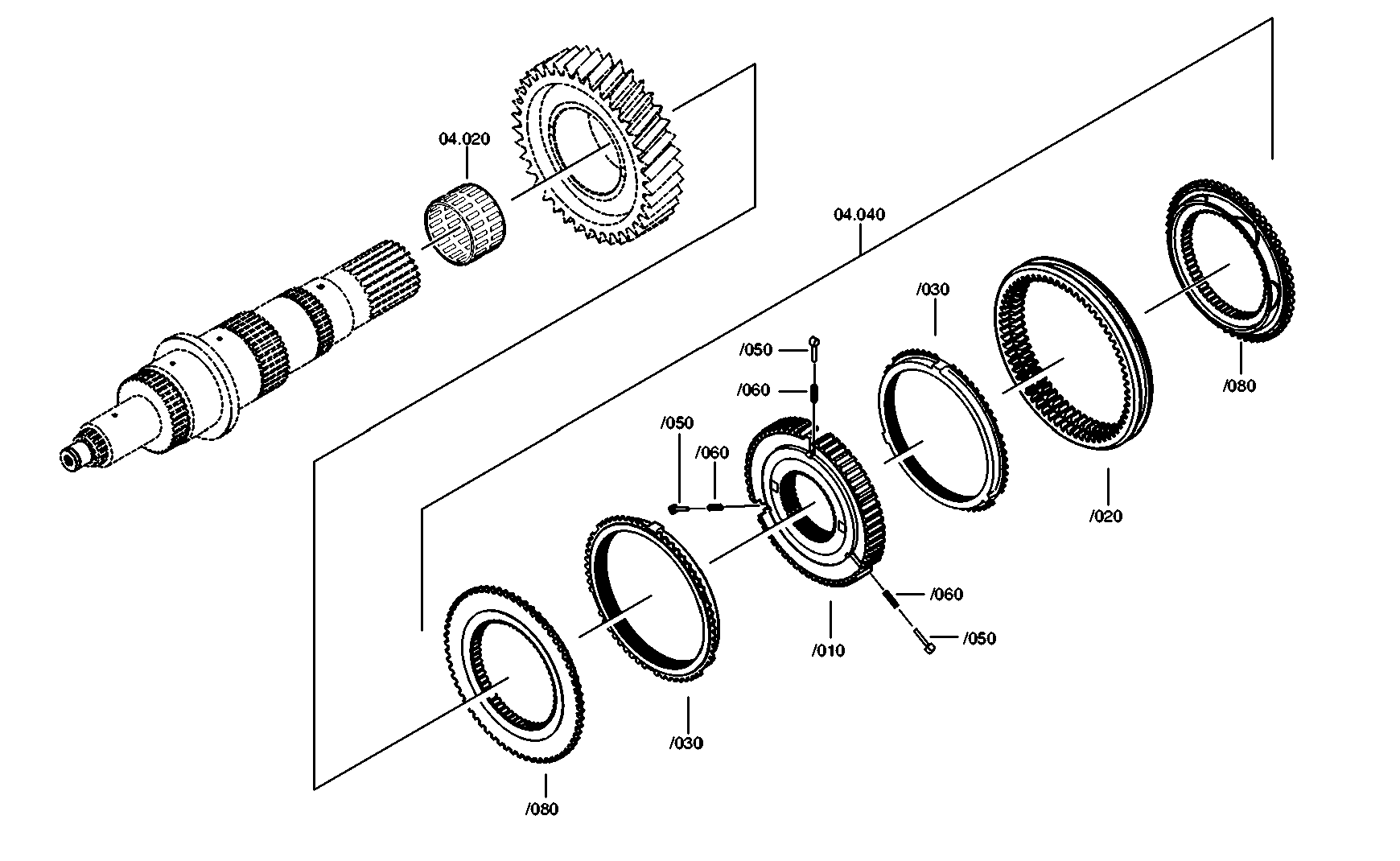 drawing for SKF 26-1284 - NEEDLE CAGE (figure 5)