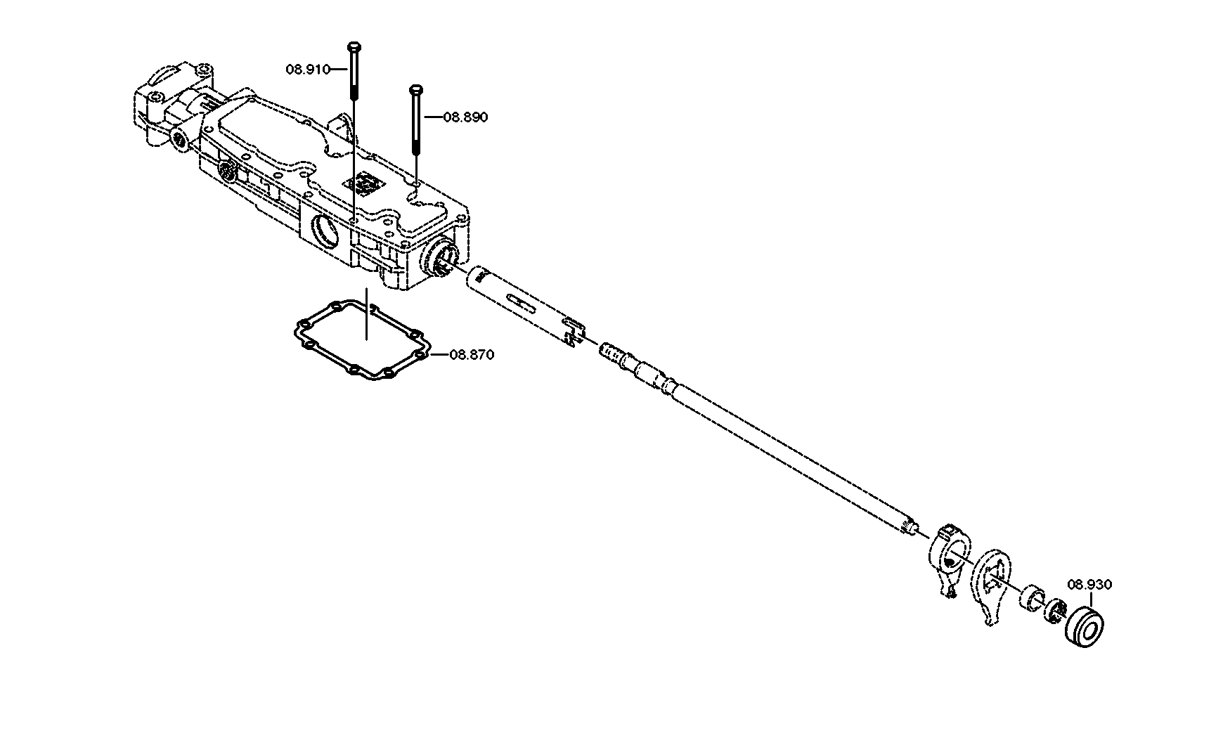 drawing for DAF TRUCKS 1290978 - GASKET (figure 3)