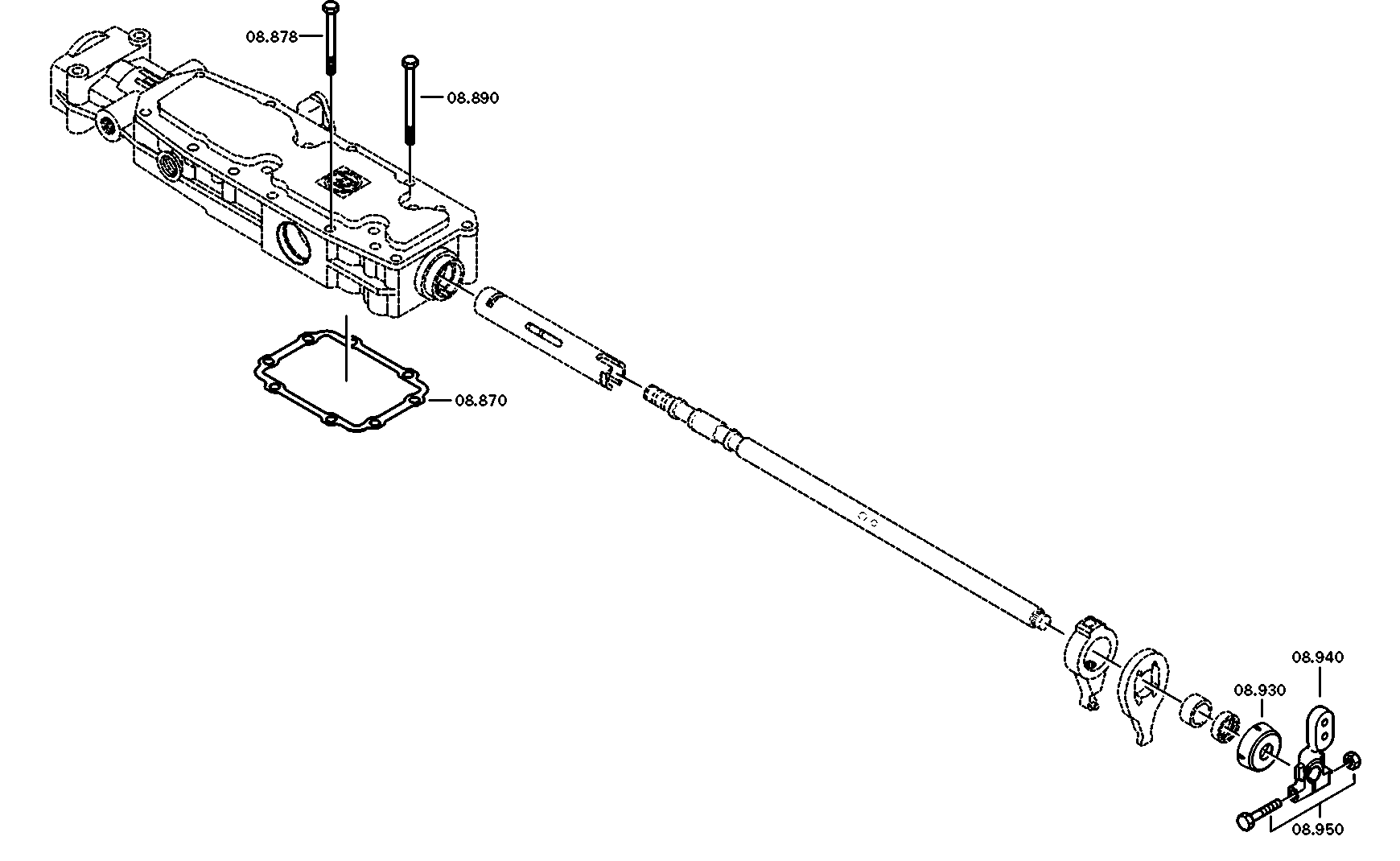 drawing for DAF TRUCKS 1290978 - GASKET (figure 4)