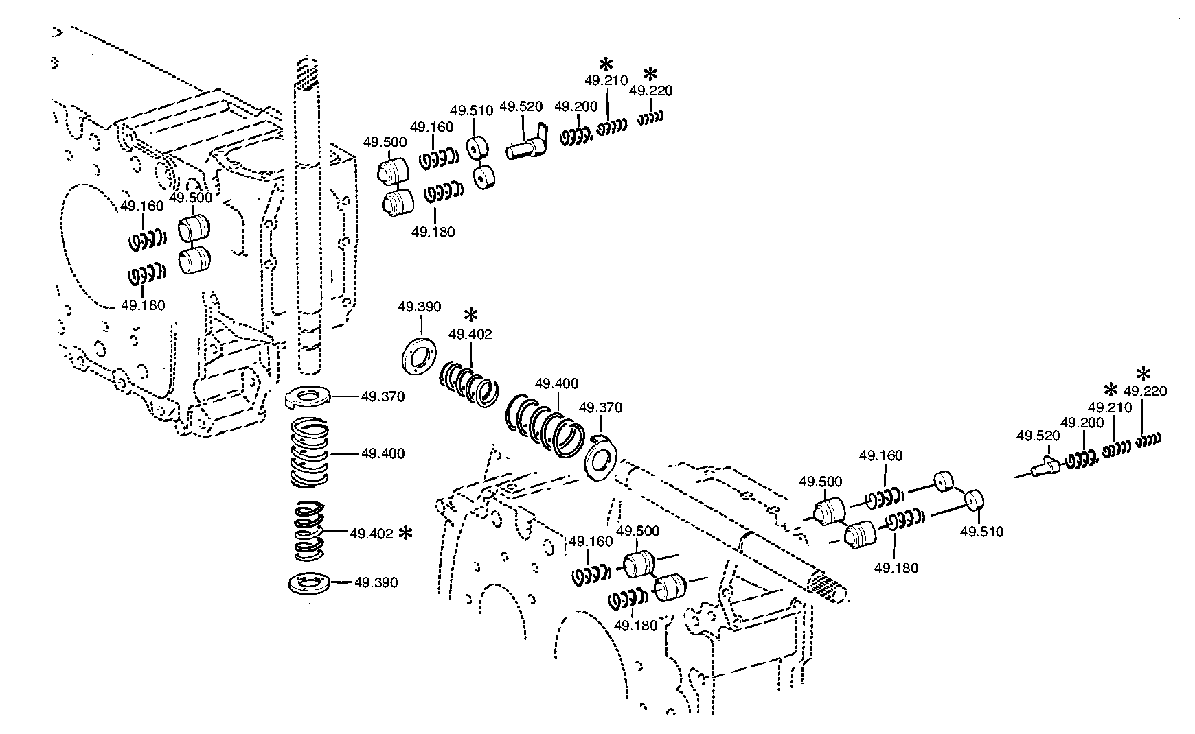 drawing for DAF 692750 - BOLT (figure 1)
