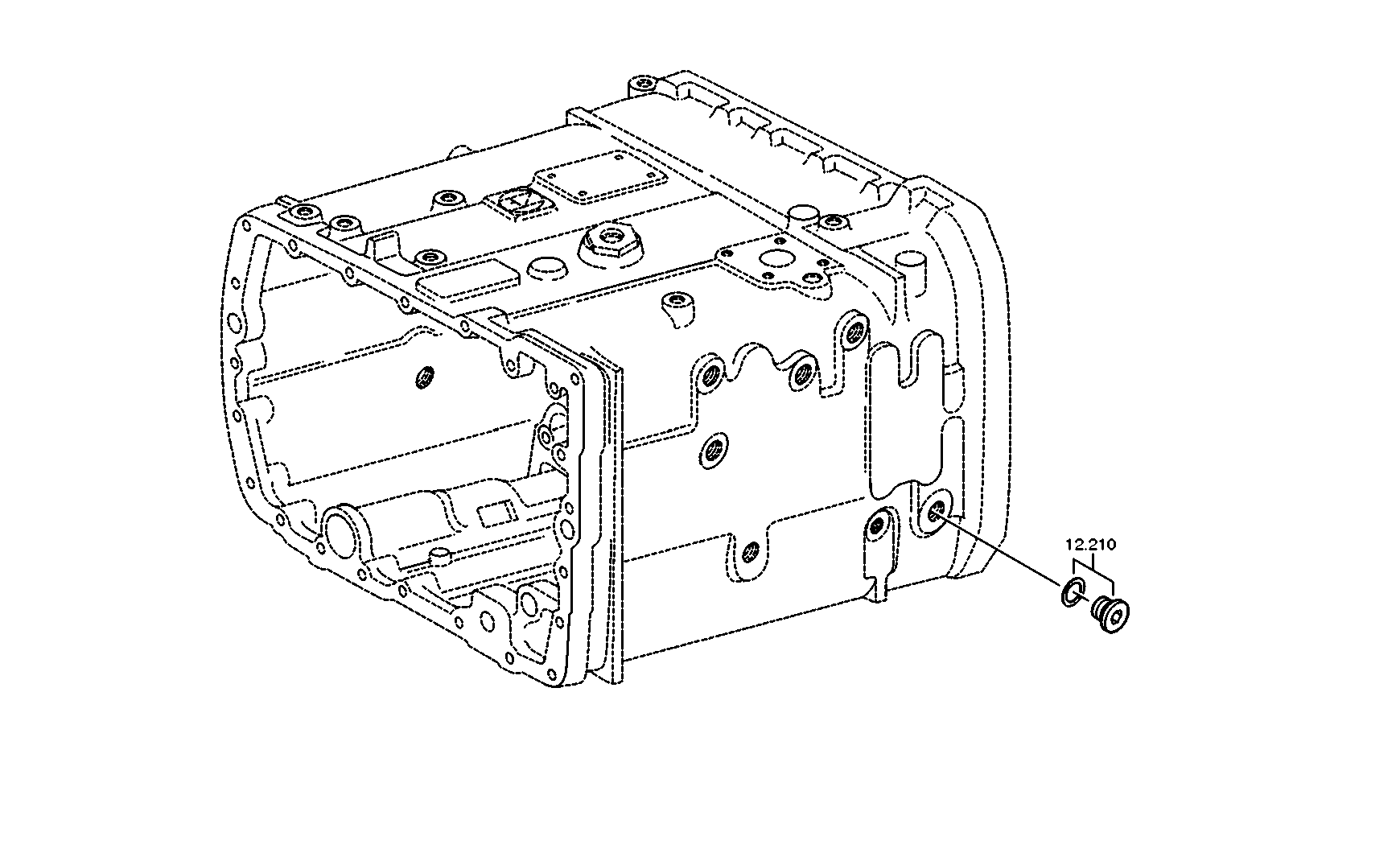 drawing for DAF 69125 - 5/2 WAY VALVE (figure 2)
