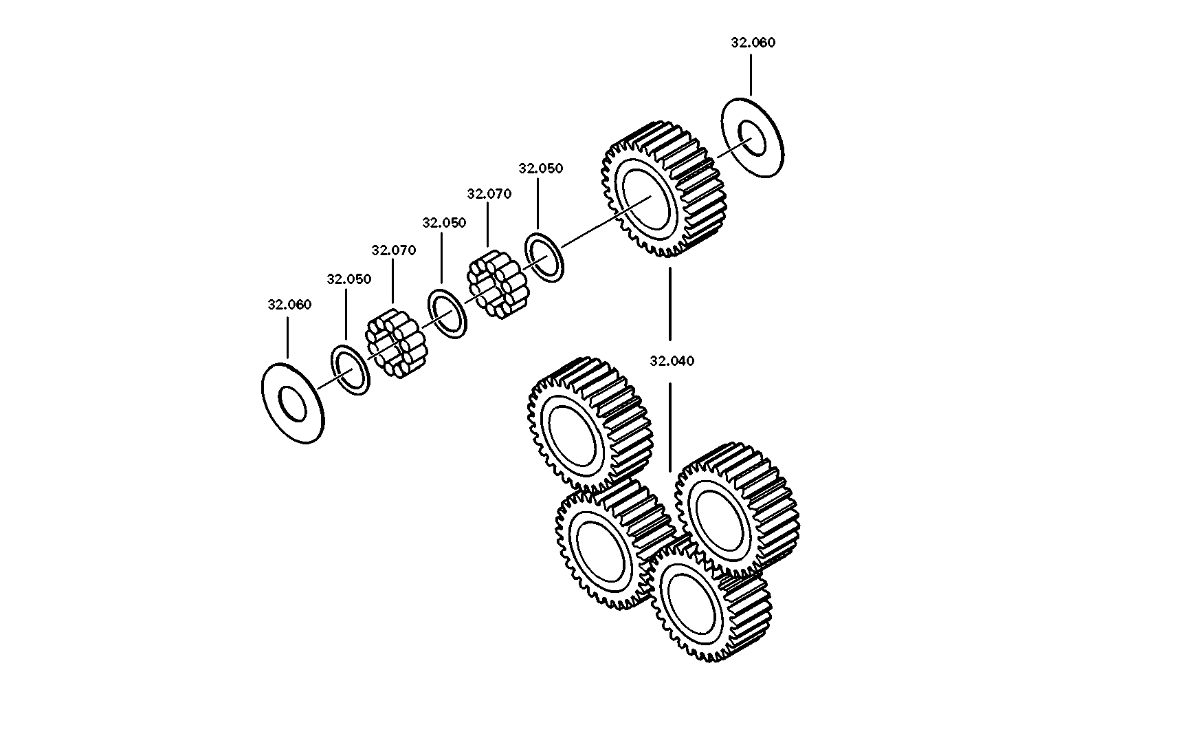 drawing for DAF 69774 - HEXAGON SCREW (figure 5)
