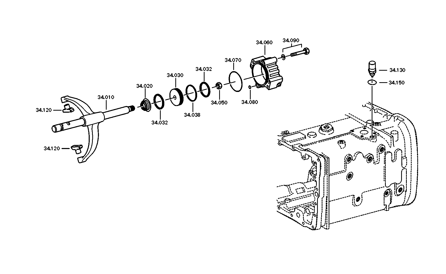 drawing for DAF 689197 - U-RING (figure 3)