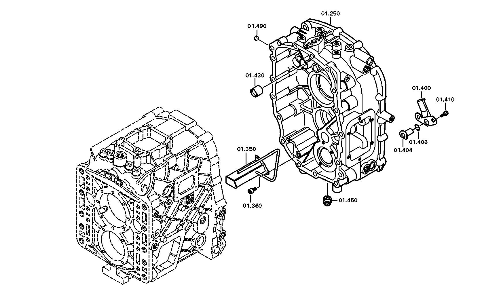 drawing for DAF 1346780 - HOUSING (figure 2)
