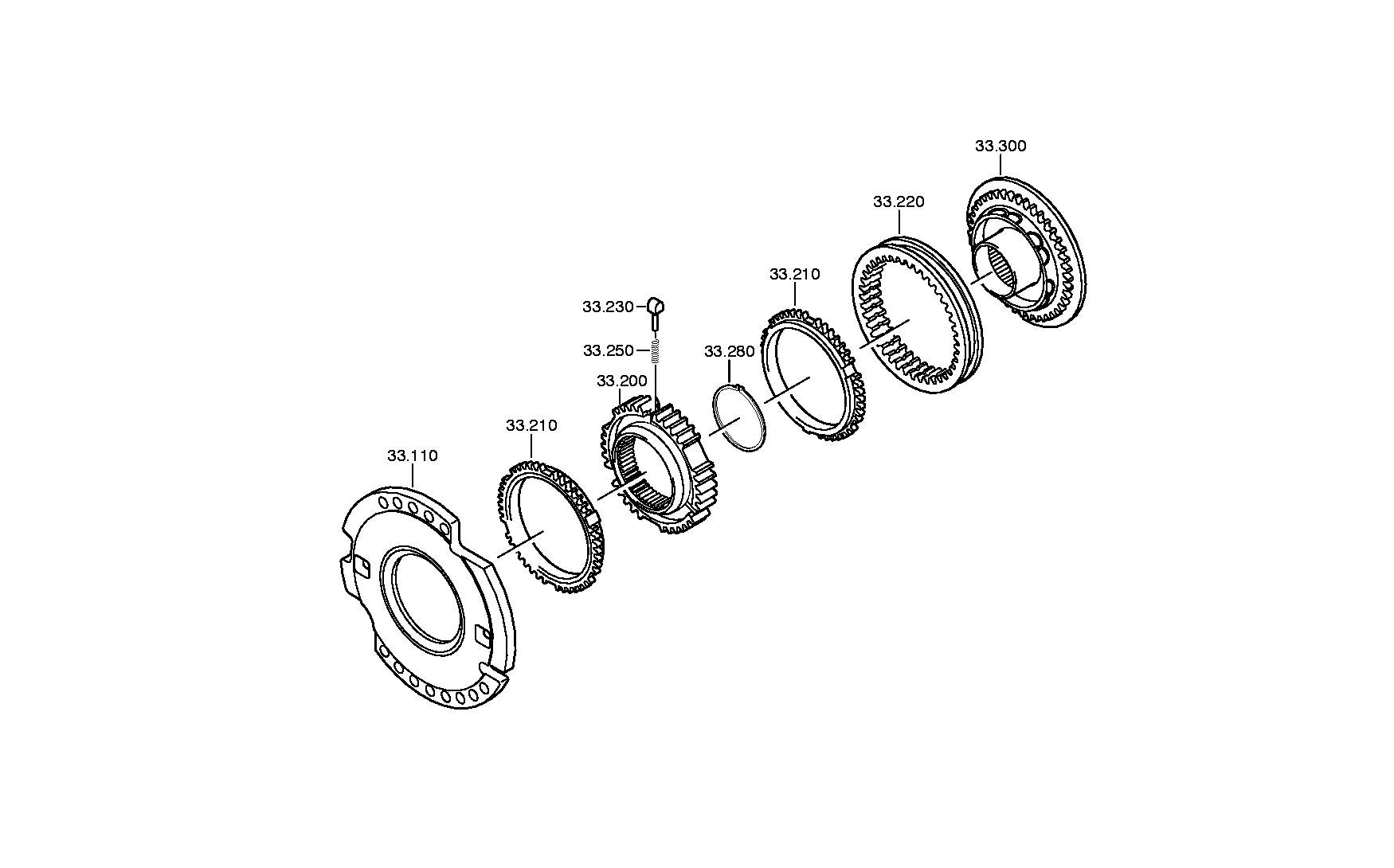 drawing for DAF 1347135 - CLUTCH BODY (figure 2)