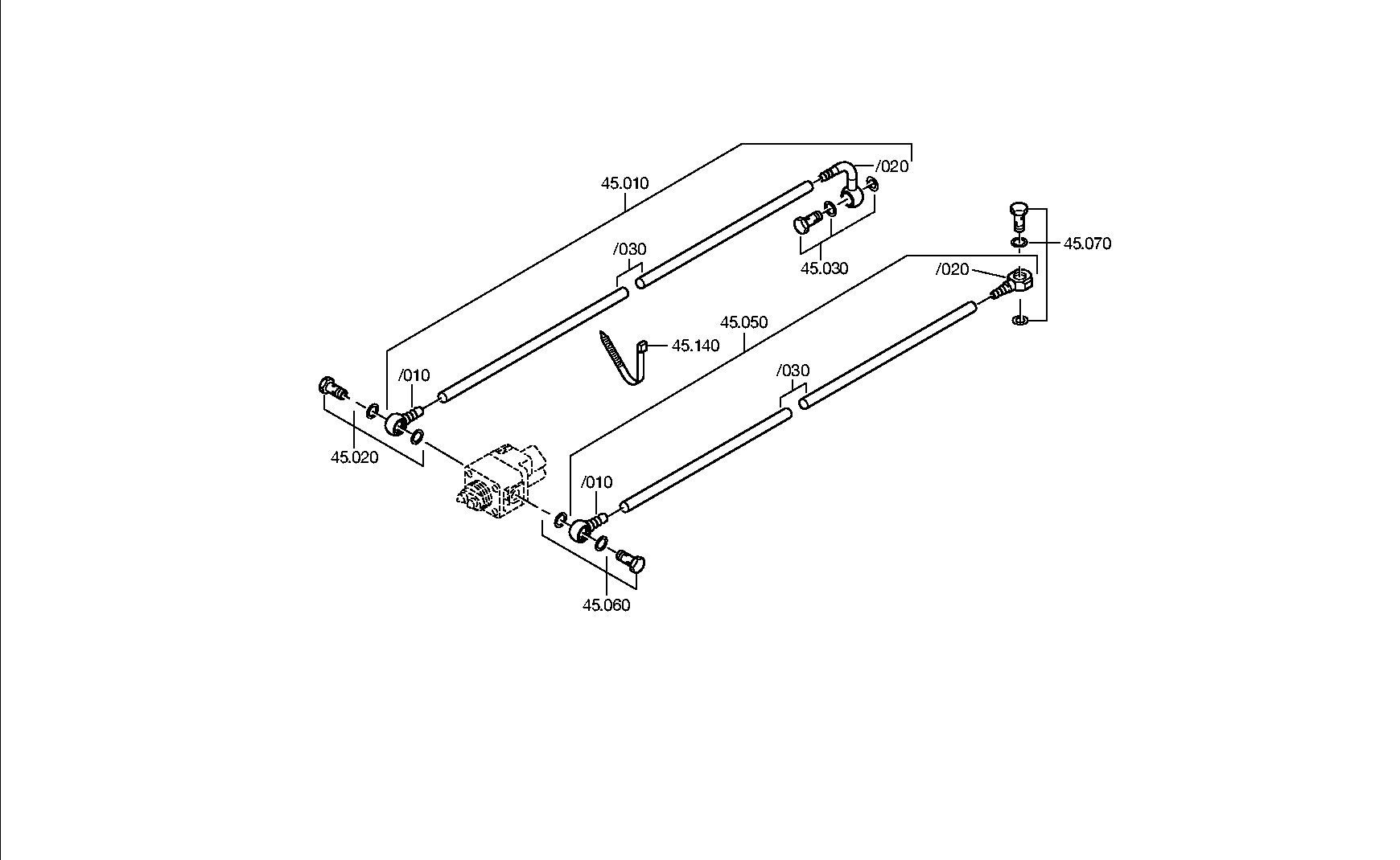 drawing for DAIMLER AG A0002672749 - TUBE (figure 1)