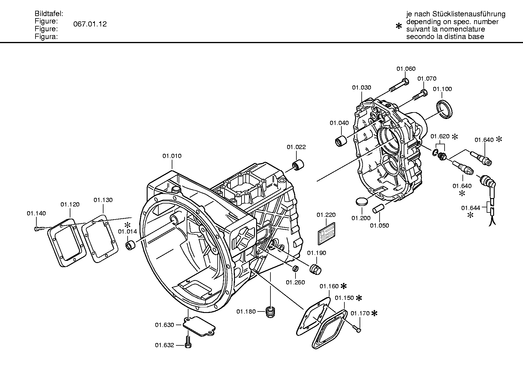 drawing for DAIMLER AG A0002613433 - COVER (figure 4)