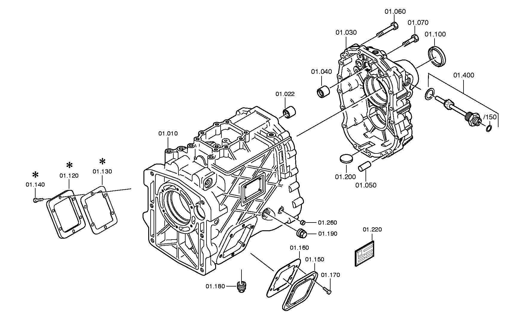 drawing for NISSAN MOTOR CO. 07902609-0 - HOUSING (figure 2)