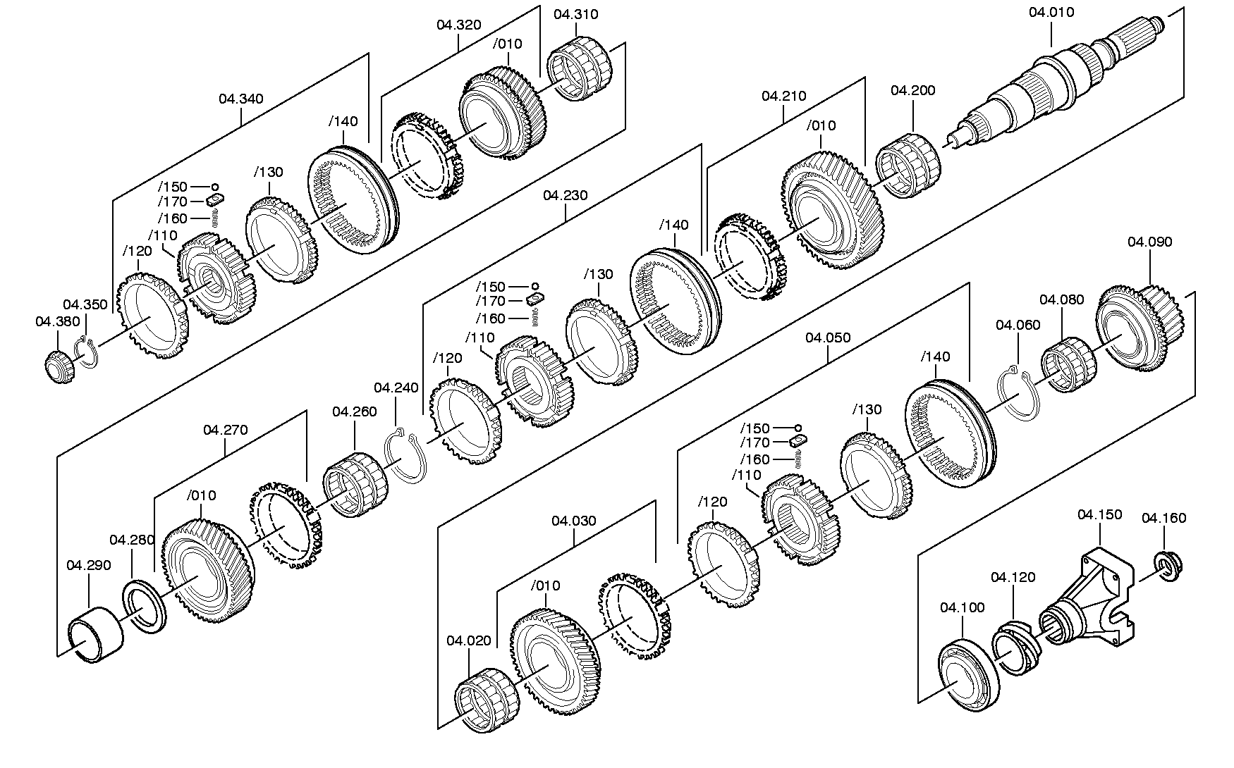 drawing for NISSAN MOTOR CO. 32260-D6325 - HELICAL GEAR (figure 1)