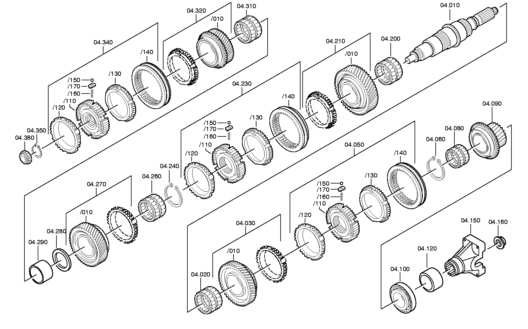 drawing for NIVISA 07902936-0 - HELICAL GEAR (figure 2)