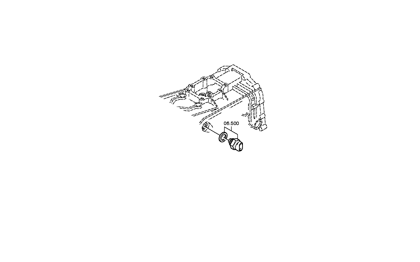 drawing for JAGUAR CARS LTD. RTC4338 - SEALING RING (figure 4)