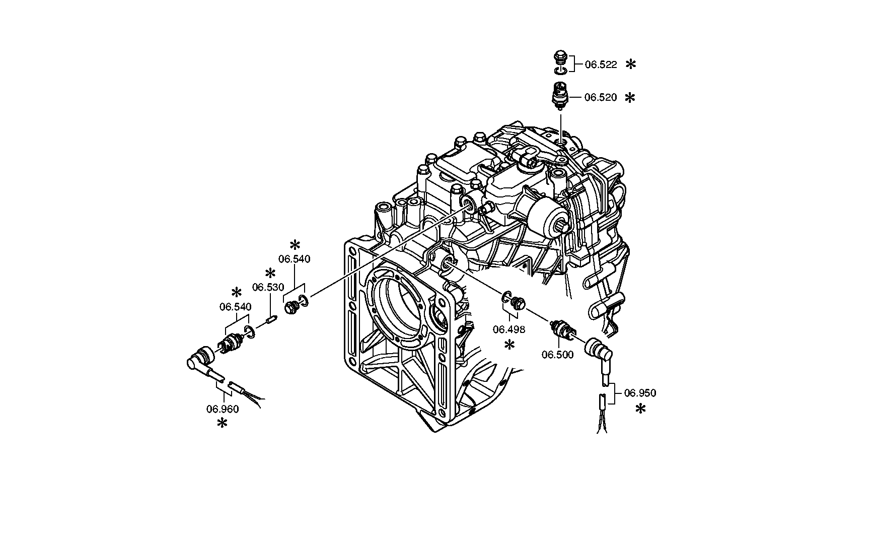 drawing for DAIMLER AG A0065453214 ALT - SWITCH (figure 2)