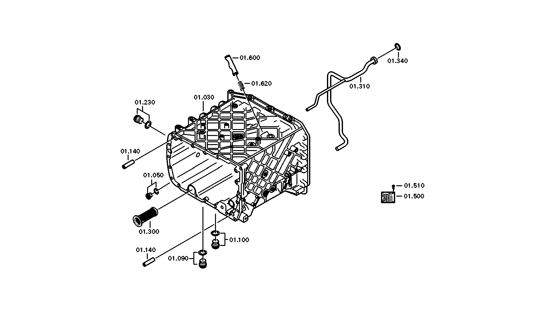drawing for DAF 1635031 - HOUSING (figure 5)