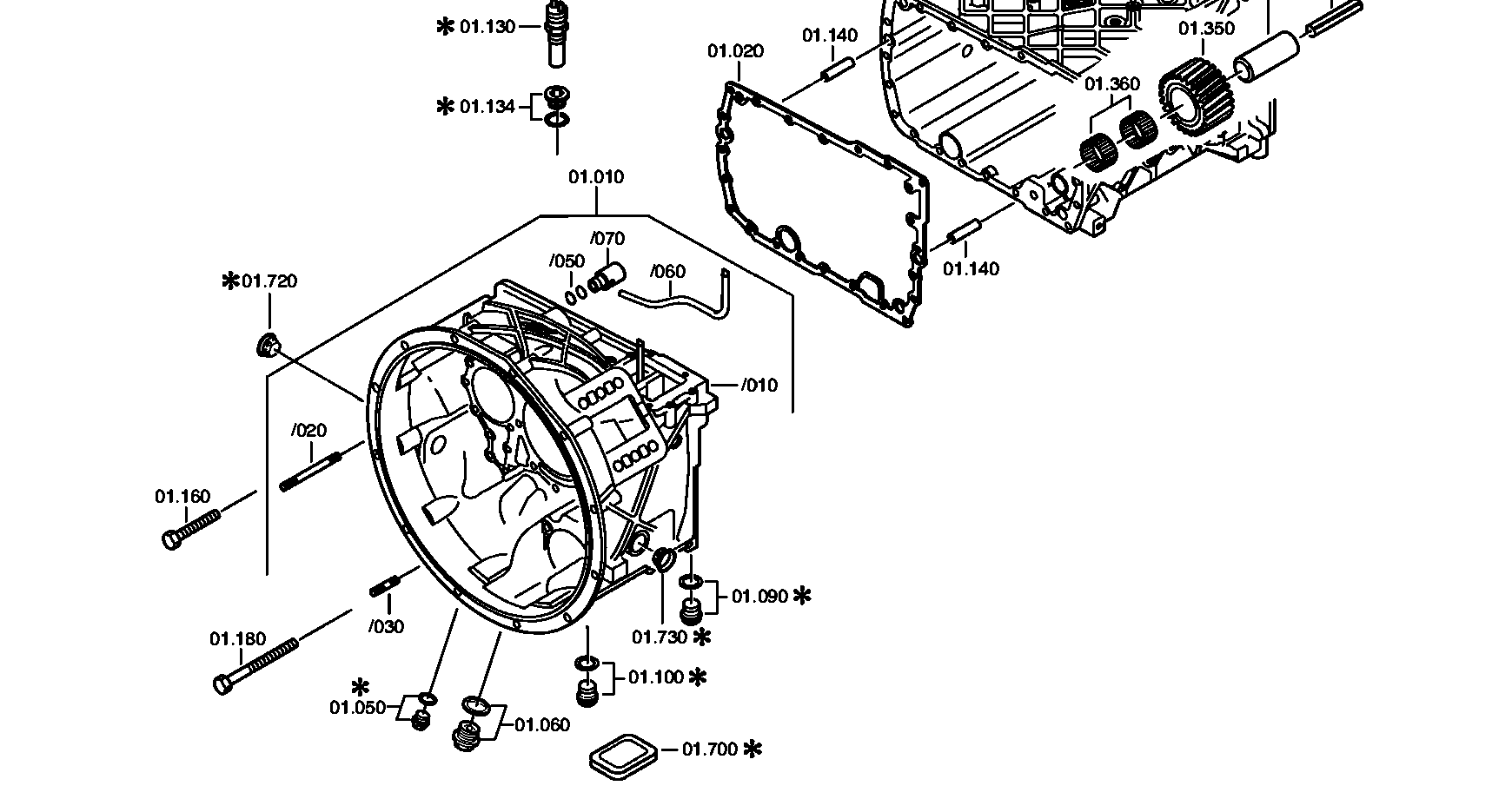 drawing for DAF 1290948 - REVERSE IDLER SHAFT (figure 2)