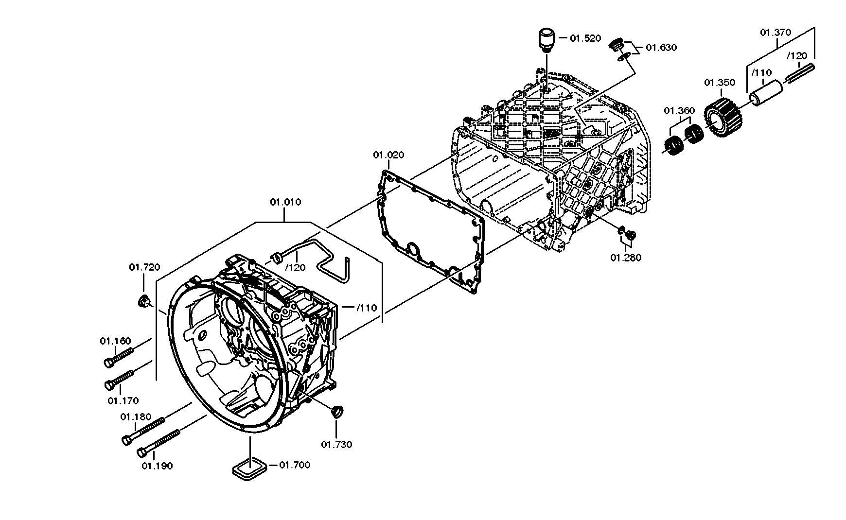 drawing for Hyundai Construction Equipment 956907M000 - ROTARY ACTUATOR