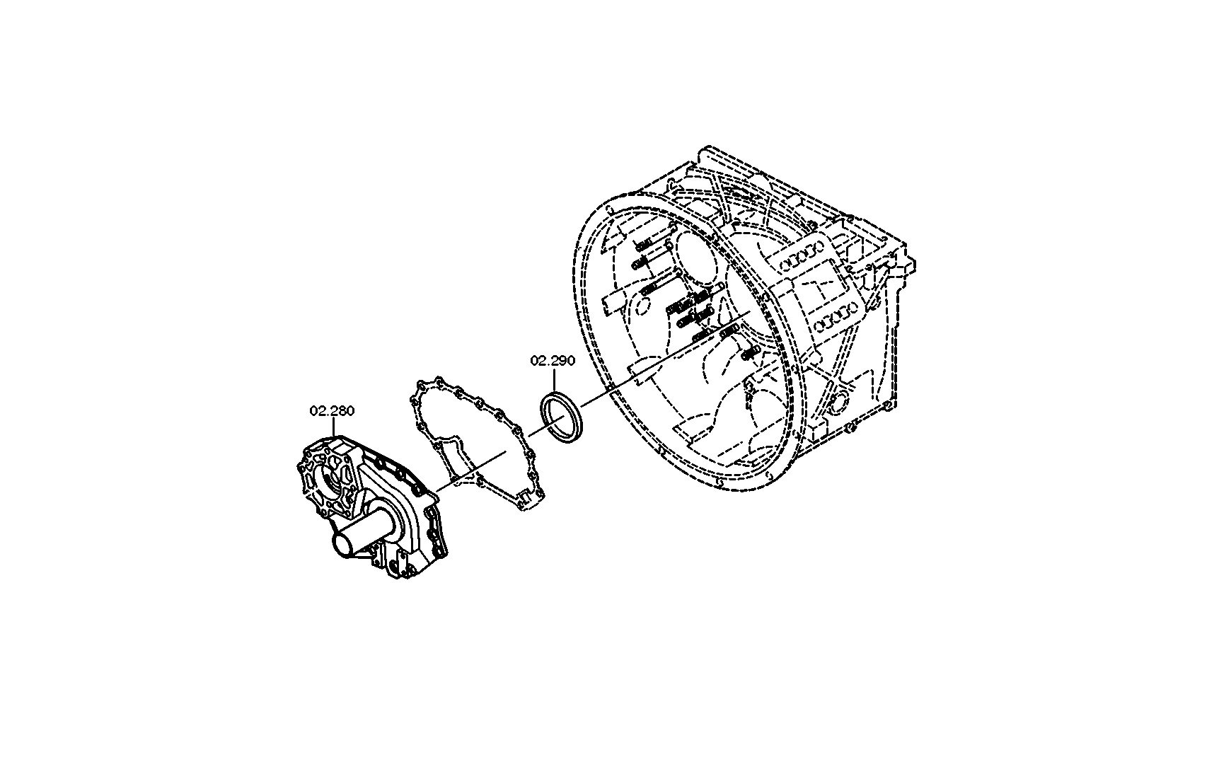 drawing for BAOTOU BEIFANG BENCHI HEAVY DUTY TRUCK A0239979447 - SHAFT SEAL (figure 2)